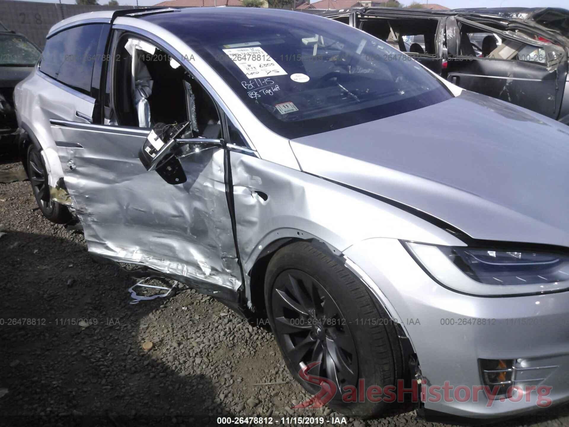 5YJXCAE22JF123579 2018 TESLA MODEL X