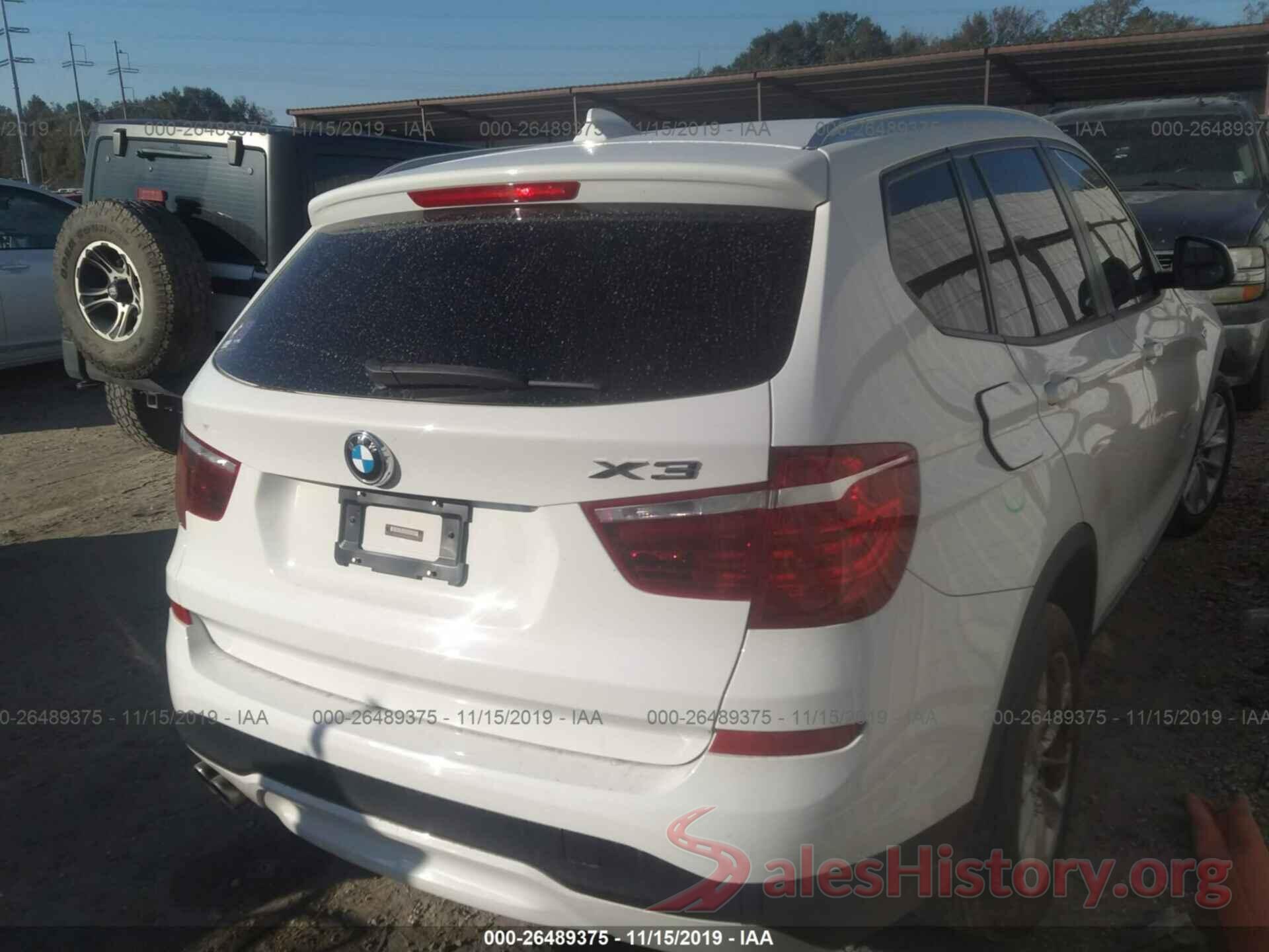 5UXWZ7C32H0V89755 2017 BMW X3