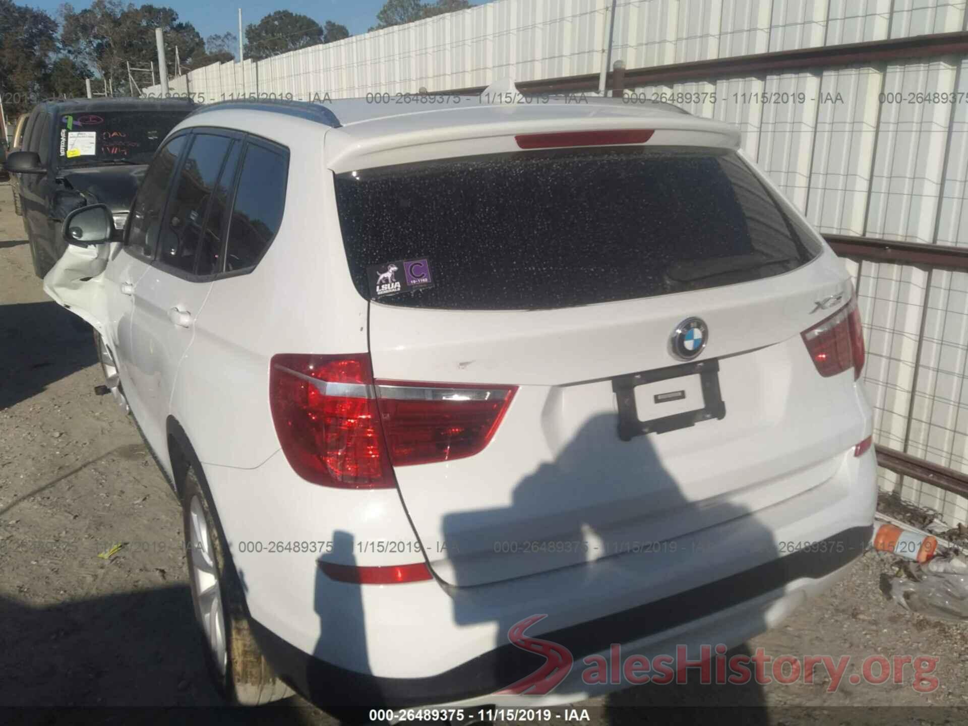 5UXWZ7C32H0V89755 2017 BMW X3