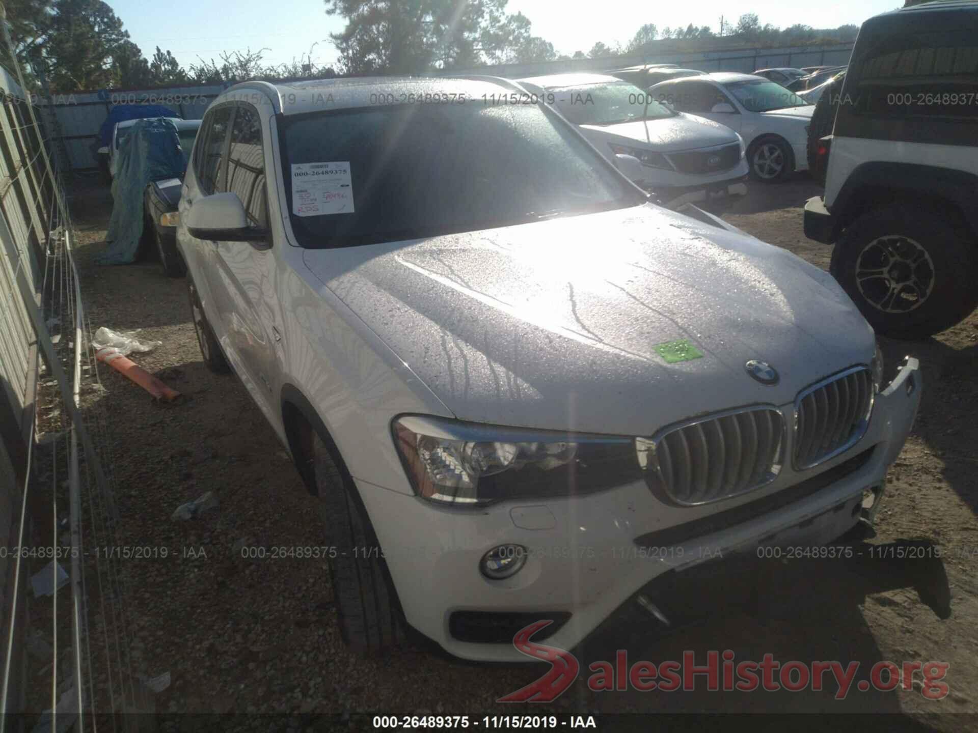 5UXWZ7C32H0V89755 2017 BMW X3