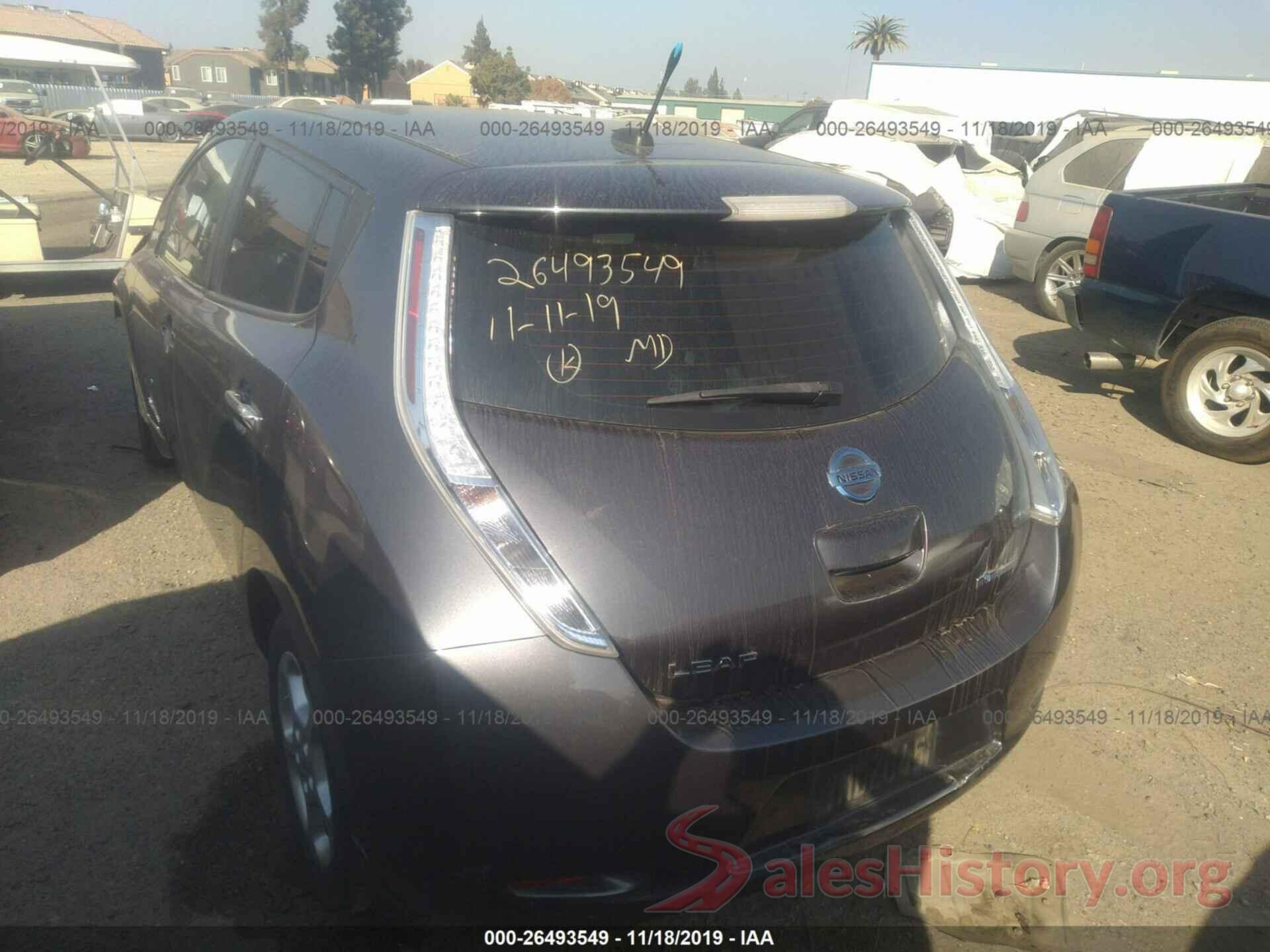 1N4AZ0CP8DC412695 2013 NISSAN LEAF