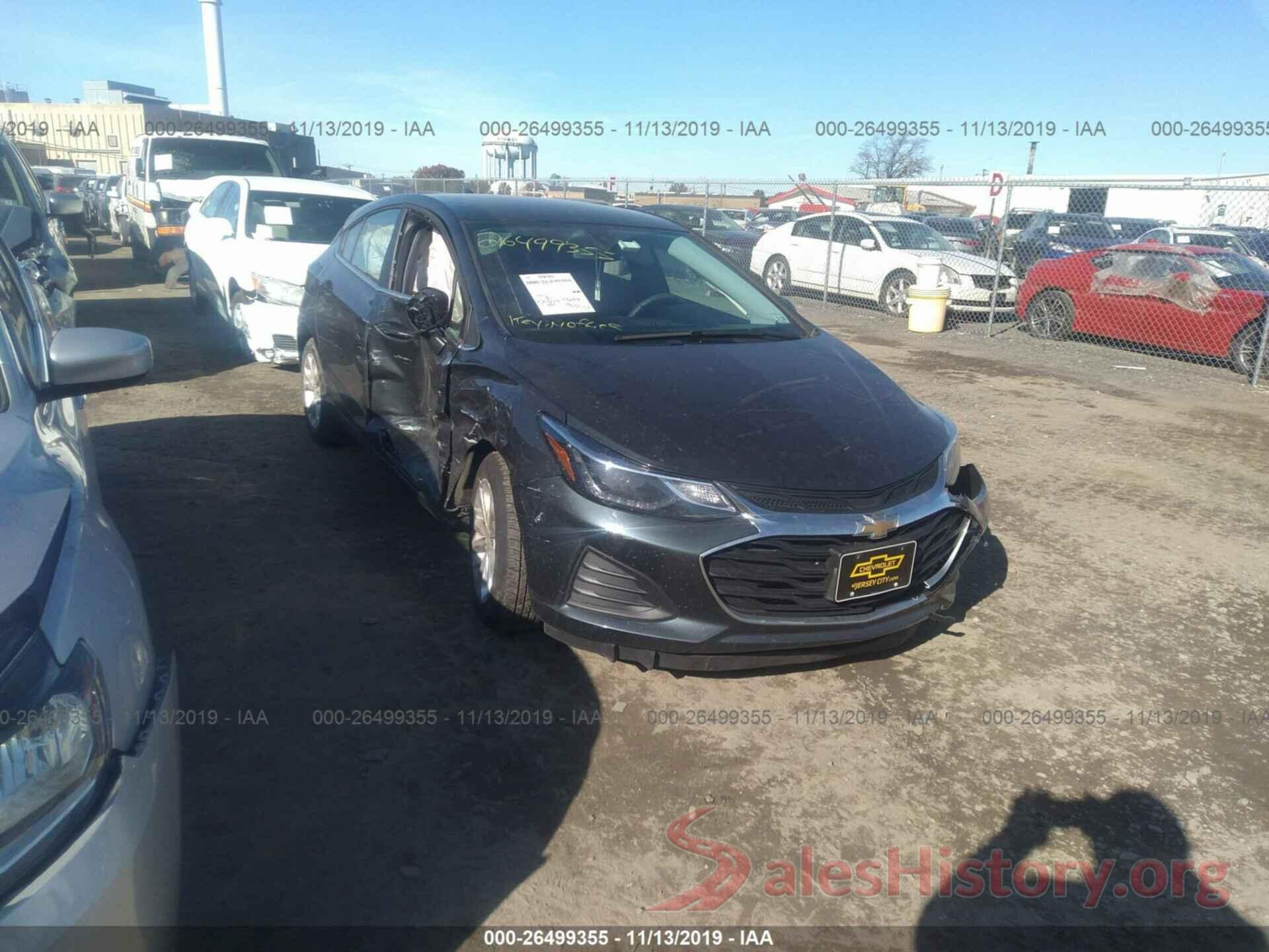 3G1BE6SM1KS581090 2019 CHEVROLET CRUZE