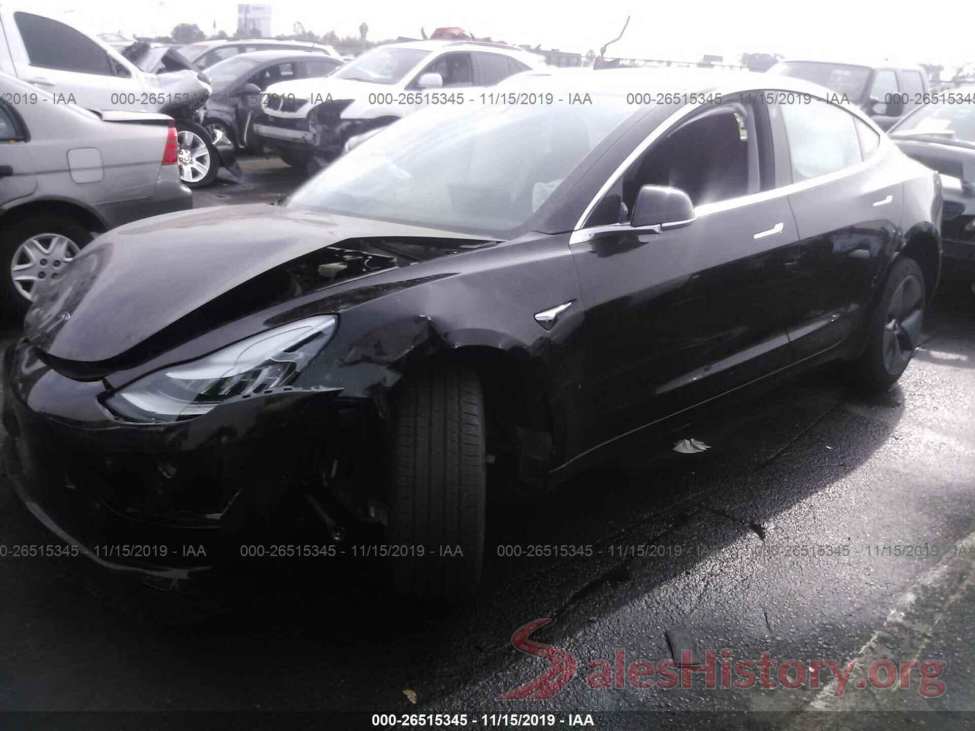 5YJ3E1EA0KF316864 2019 TESLA MODEL 3