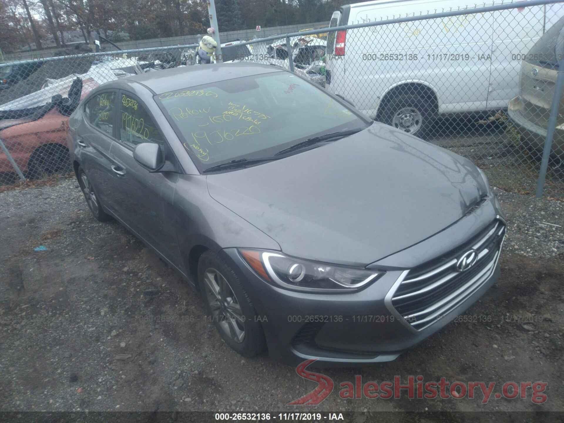 5NPD84LF5JH342100 2018 Hyundai Elantra