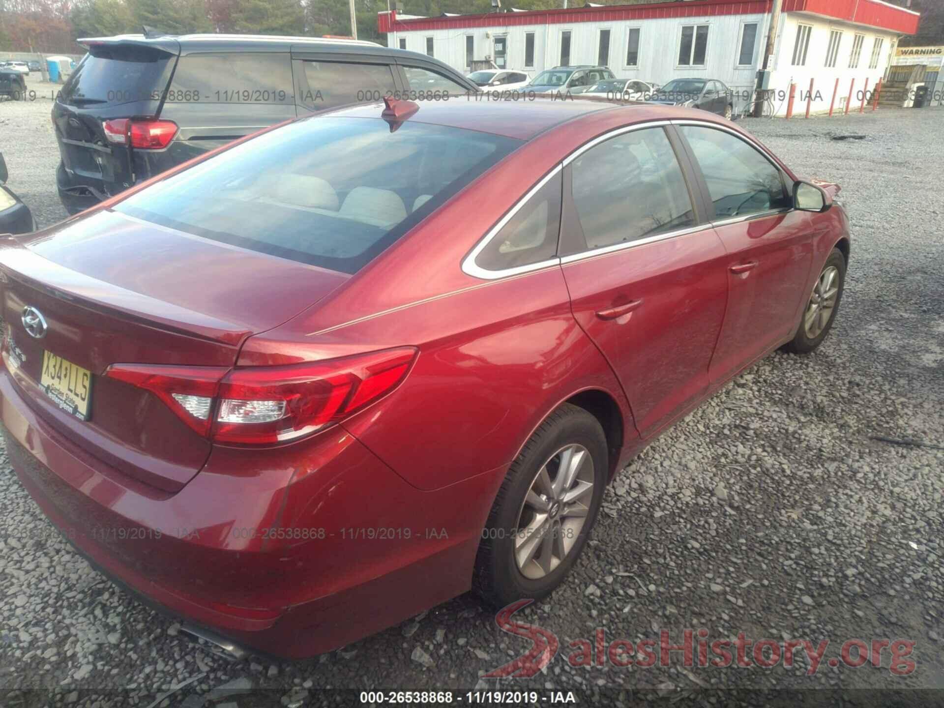 5NPE24AF9GH431198 2016 HYUNDAI SONATA