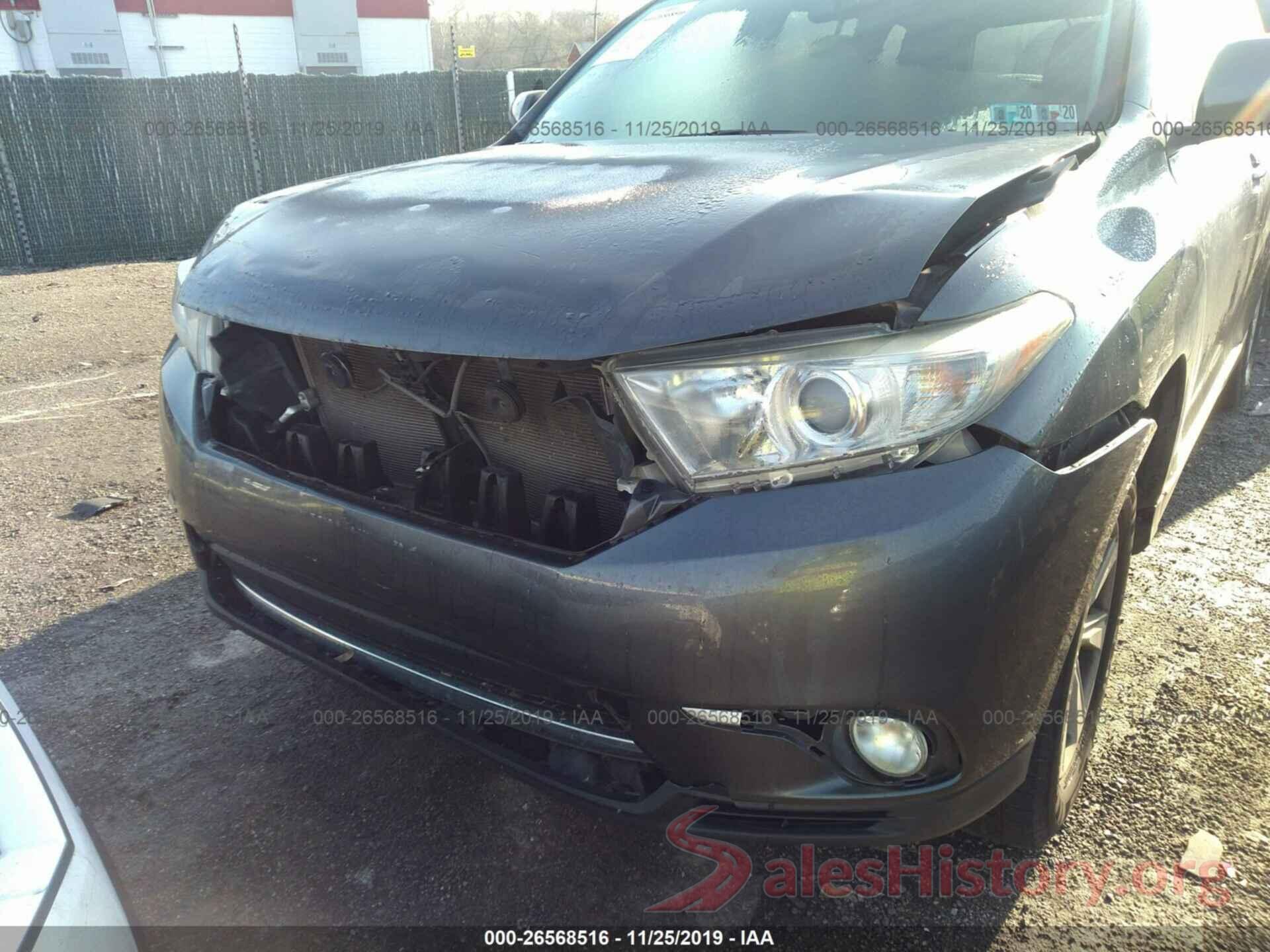 5TDBK3EHXDS214225 2013 TOYOTA HIGHLANDER