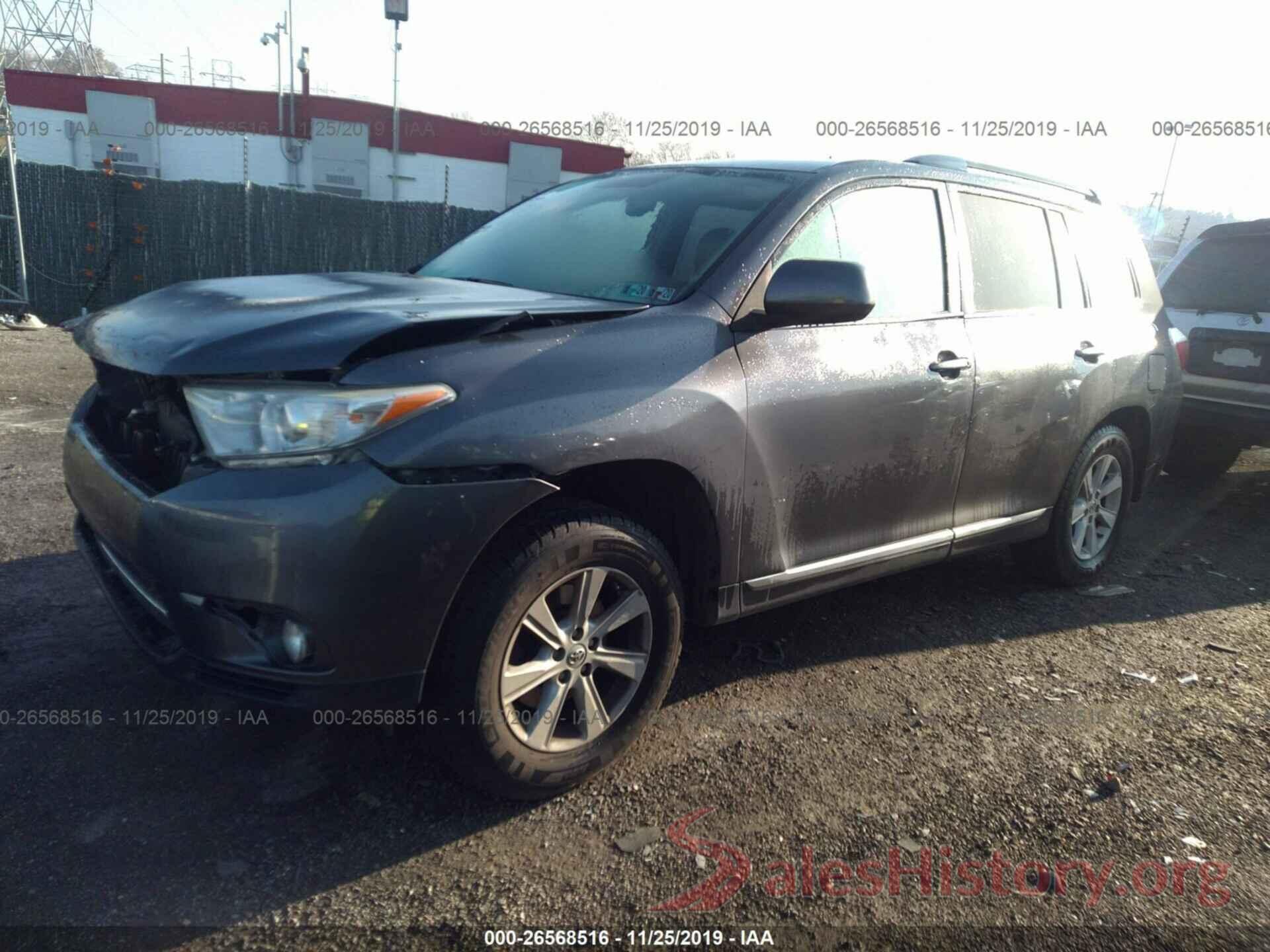 5TDBK3EHXDS214225 2013 TOYOTA HIGHLANDER