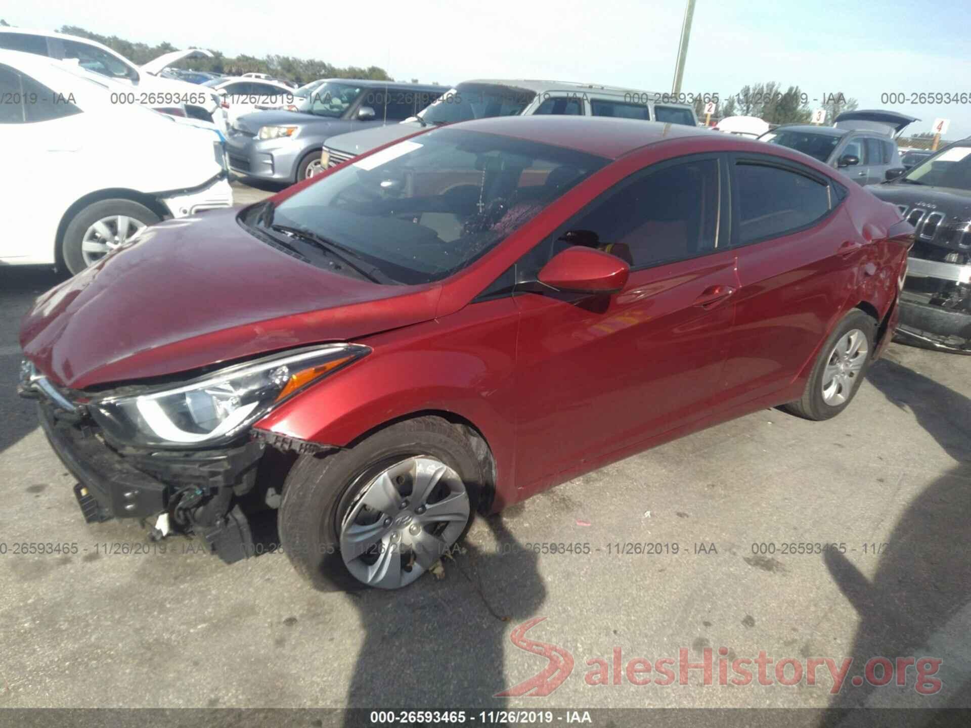 5NPDH4AE0GH775617 2016 Hyundai Elantra