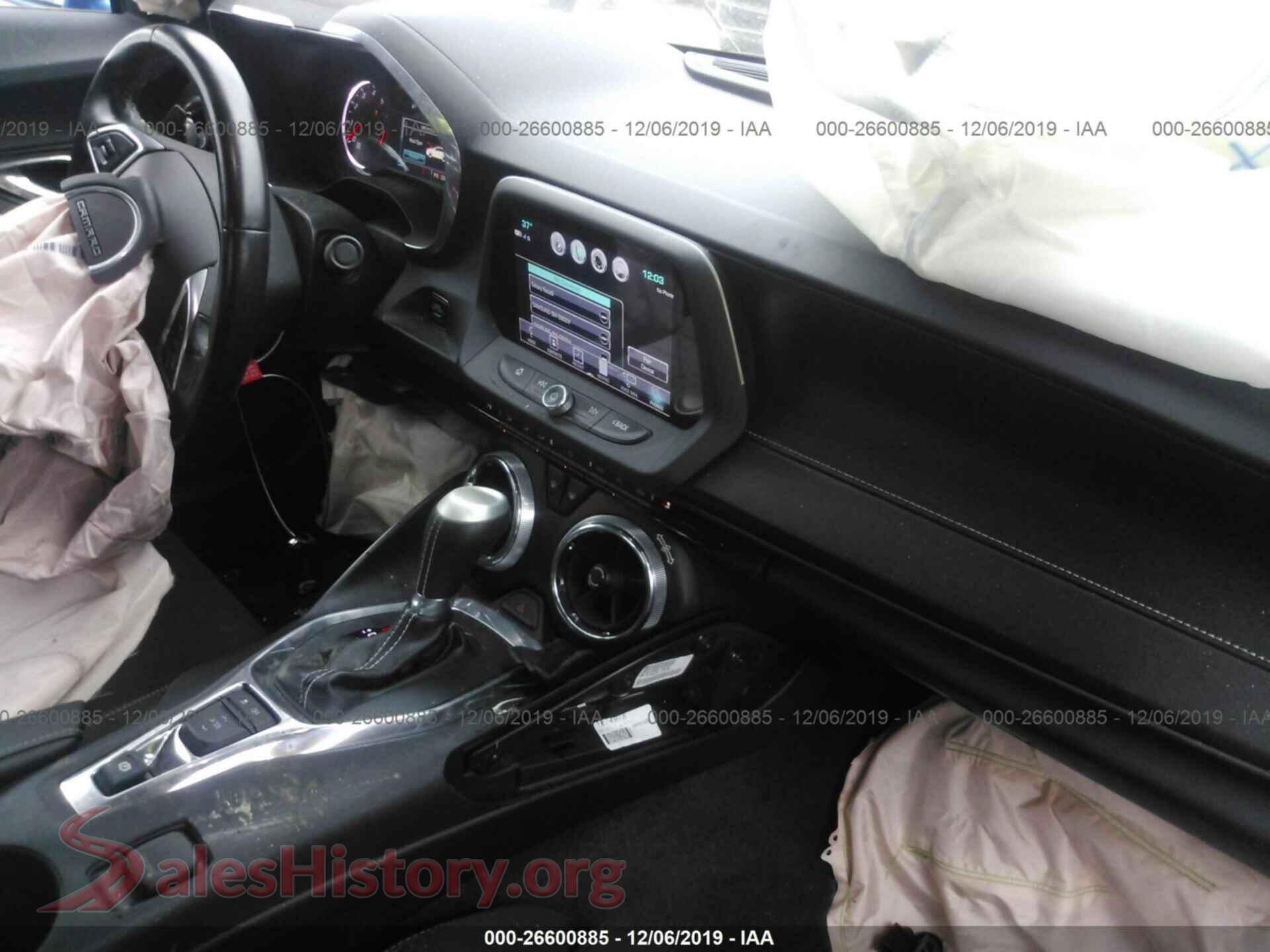 2017 CHEVROLET CAMARO VIN 1G1FB1RX3H0158606, rear view