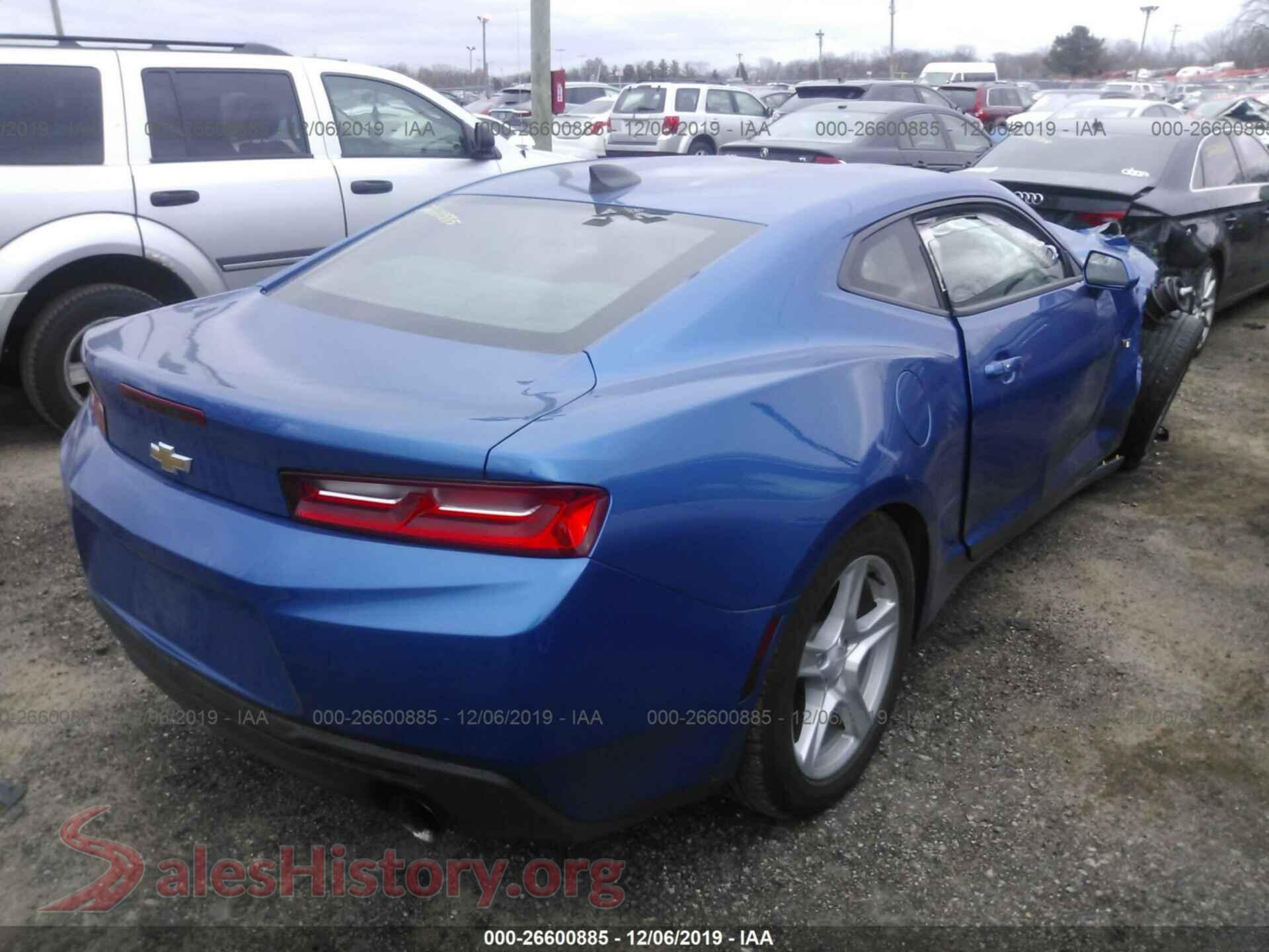 2017 CHEVROLET CAMARO VIN 1G1FB1RX3H0158606, rear driver side