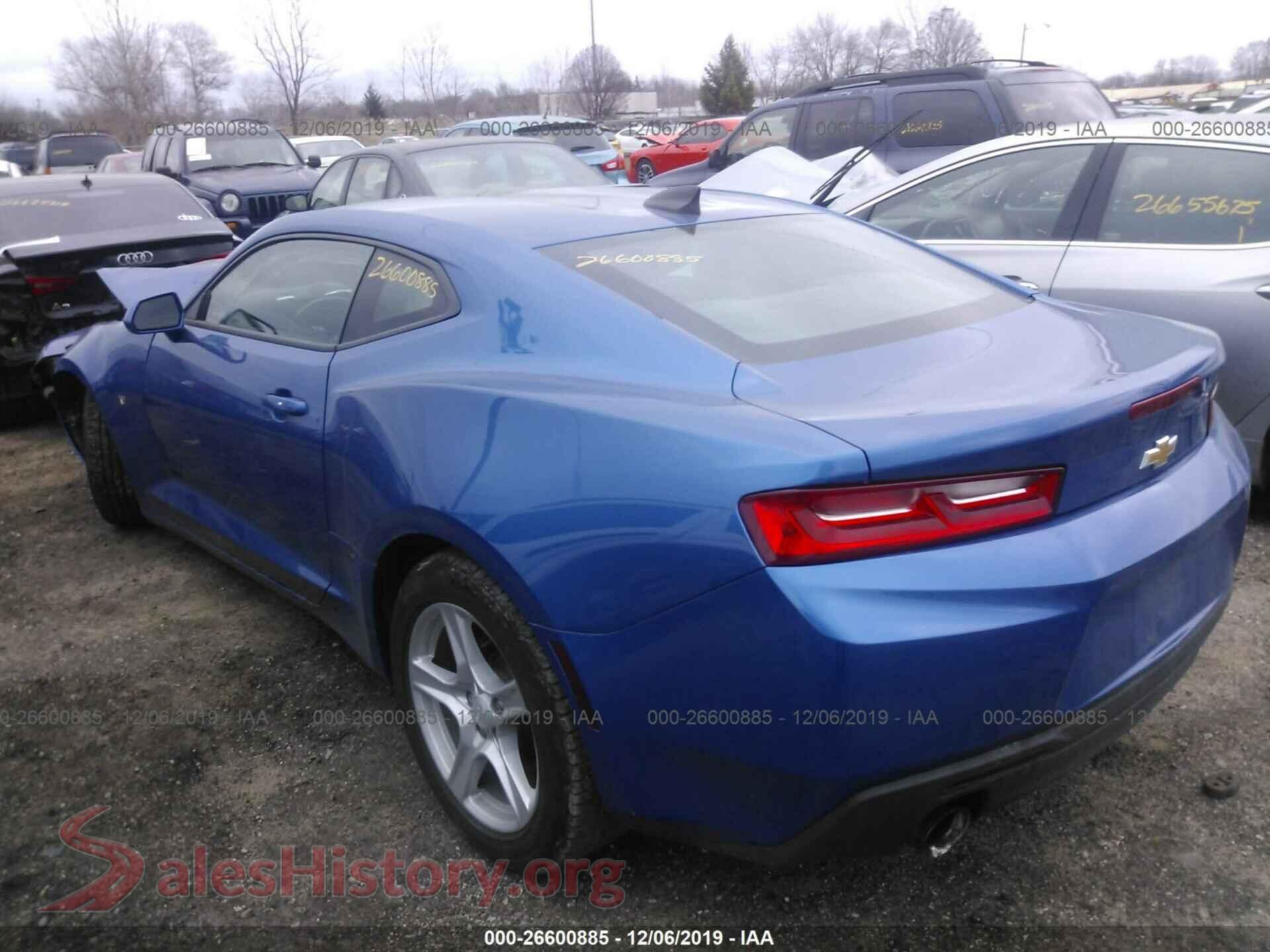 2017 CHEVROLET CAMARO VIN 1G1FB1RX3H0158606, driver side view