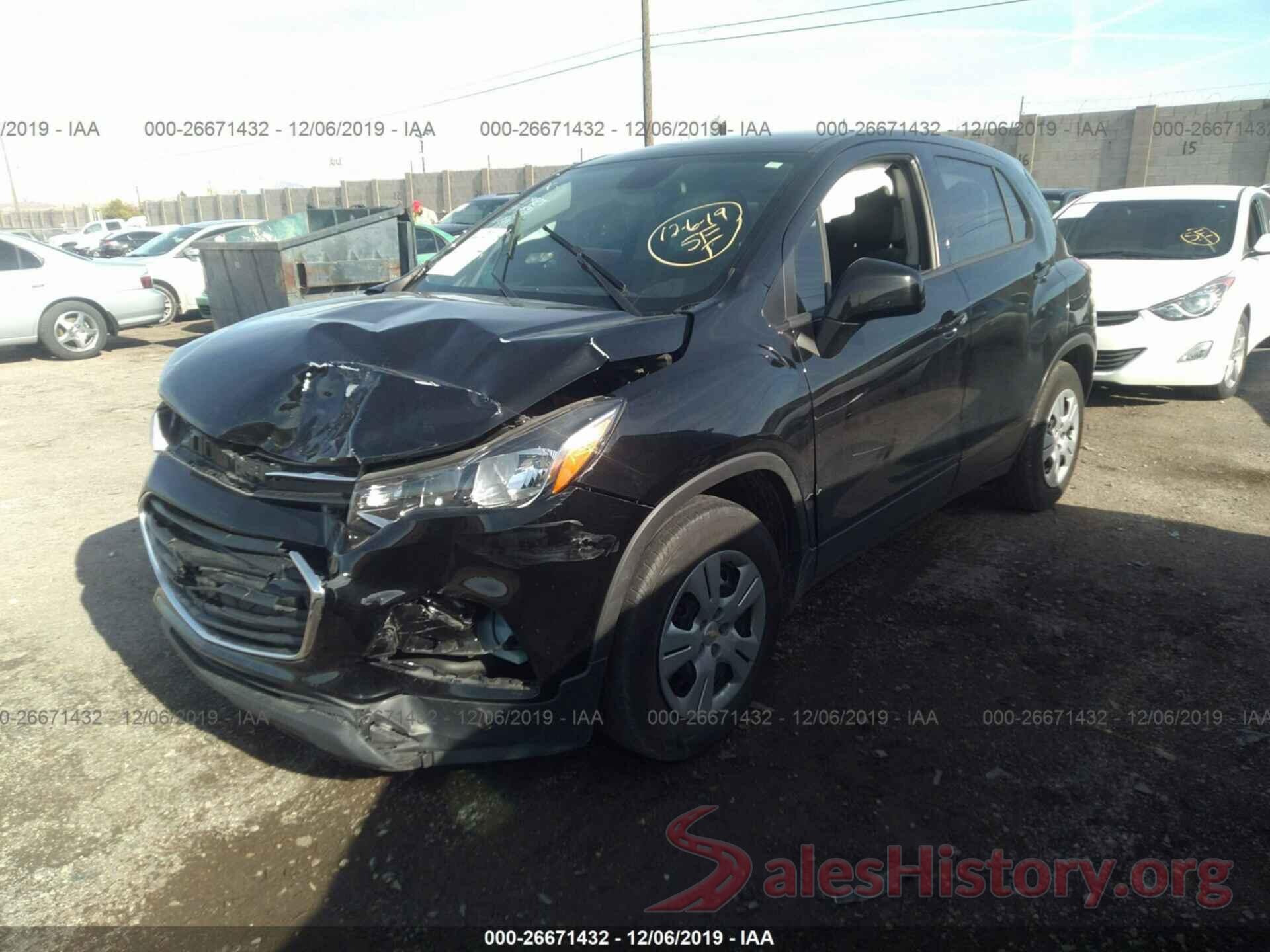 3GNCJKSB1JL164809 2018 CHEVROLET TRAX