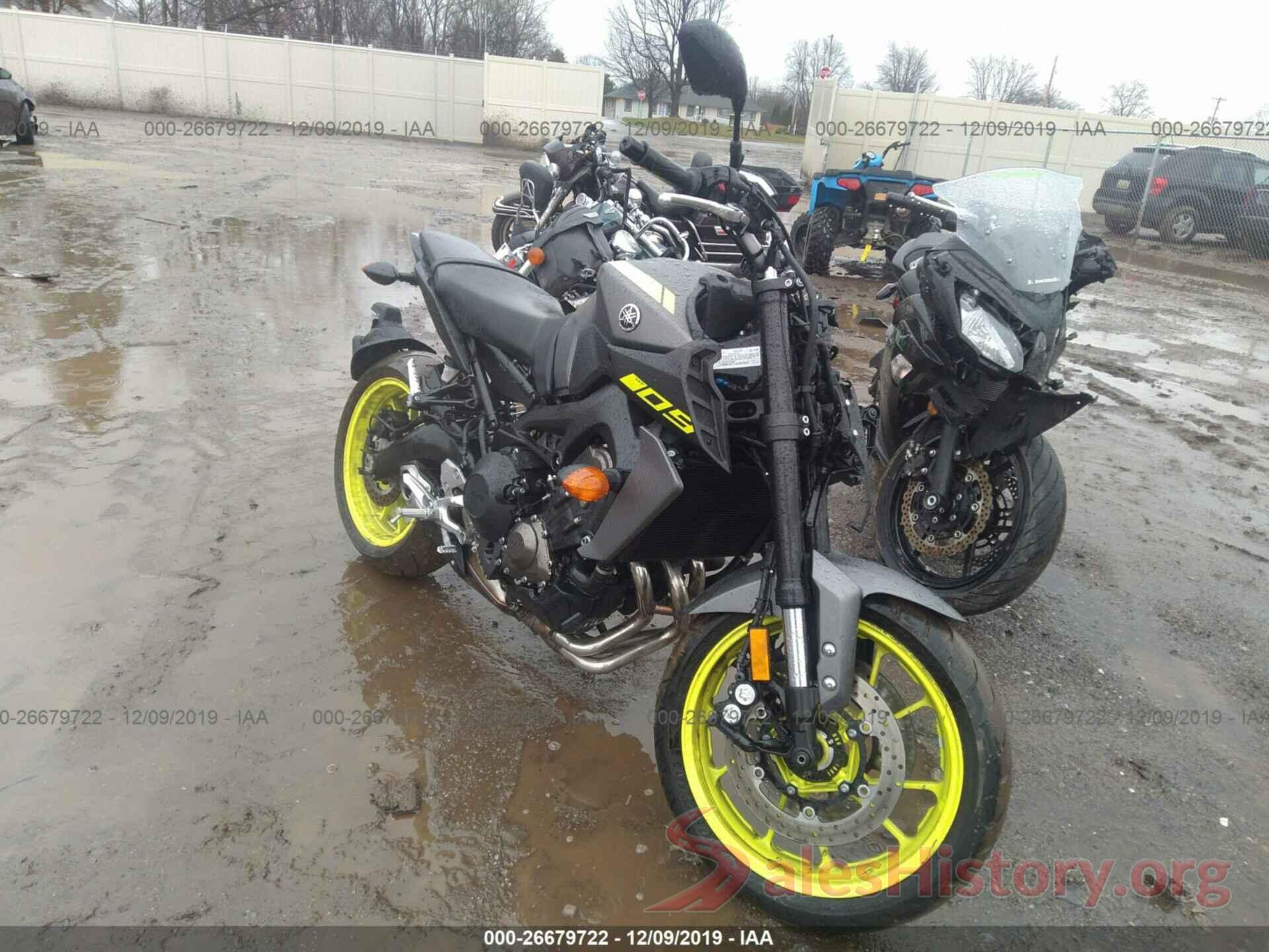 JYARN53E7JA002963 2018 YAMAHA MT09