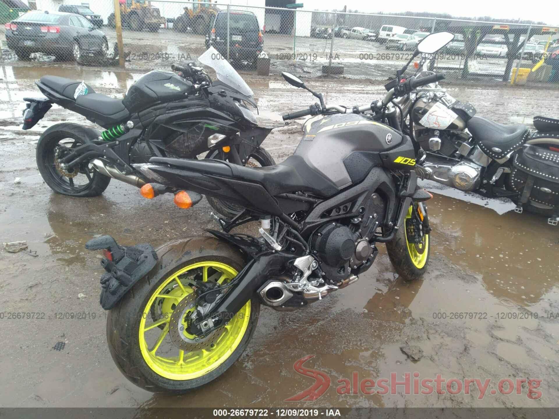 JYARN53E7JA002963 2018 YAMAHA MT09