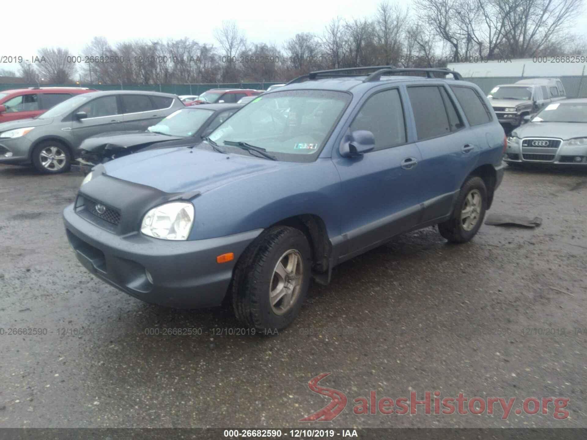 ML32F3FJ6KHF04121 2002 HYUNDAI SANTA FE