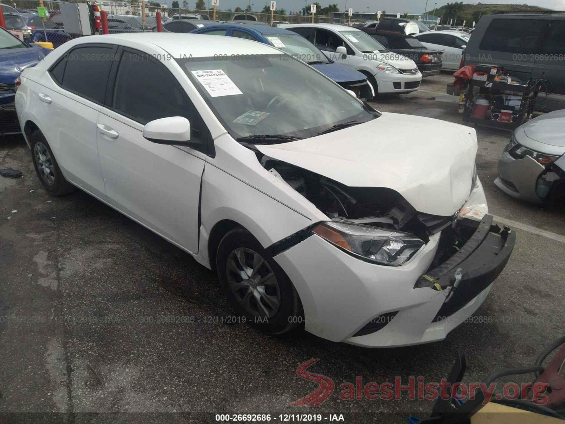 5YFBURHE2GP409926 2016 TOYOTA COROLLA