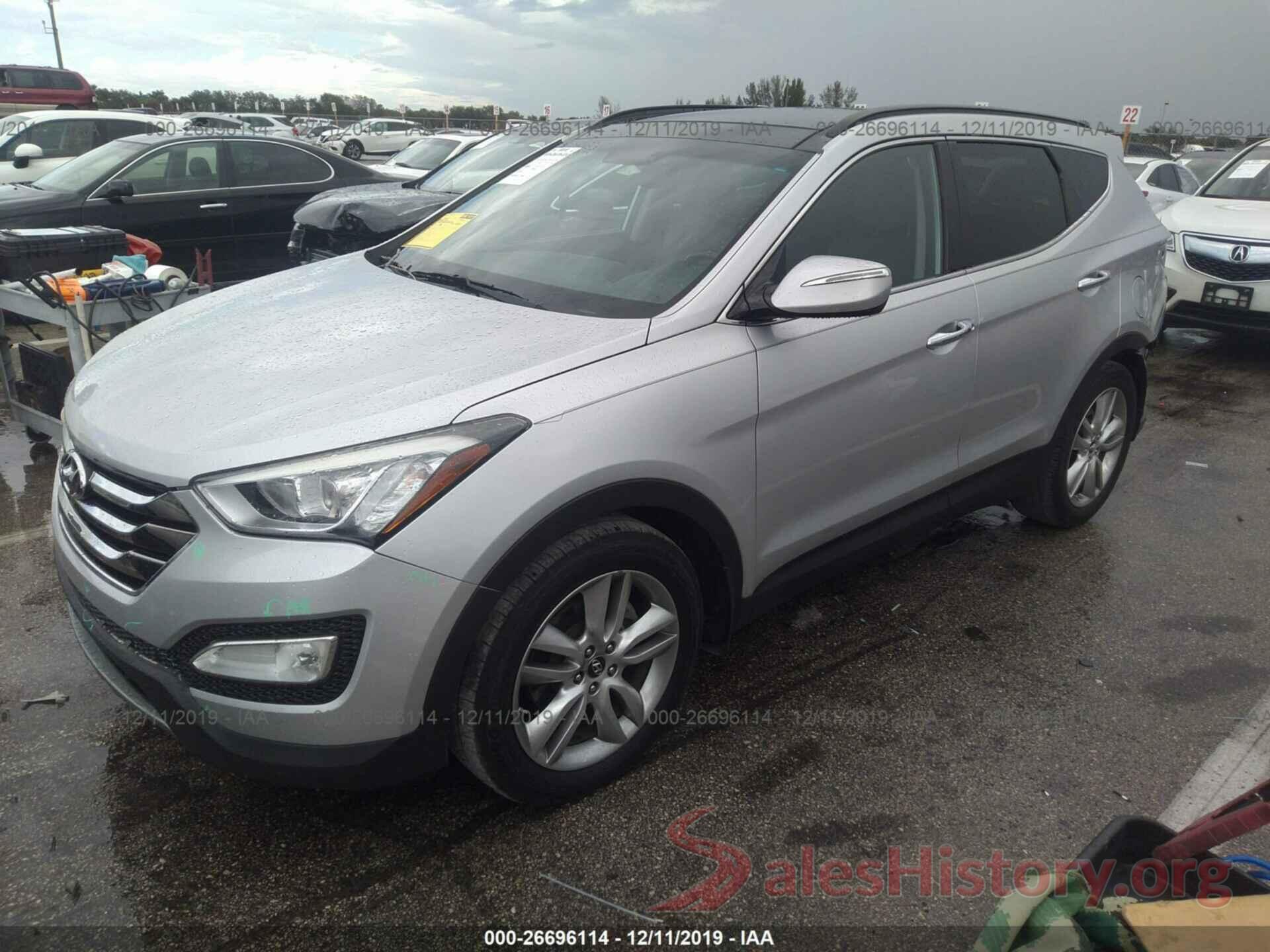 5XYZW3LA3EG178689 2014 HYUNDAI SANTA FE SPORT