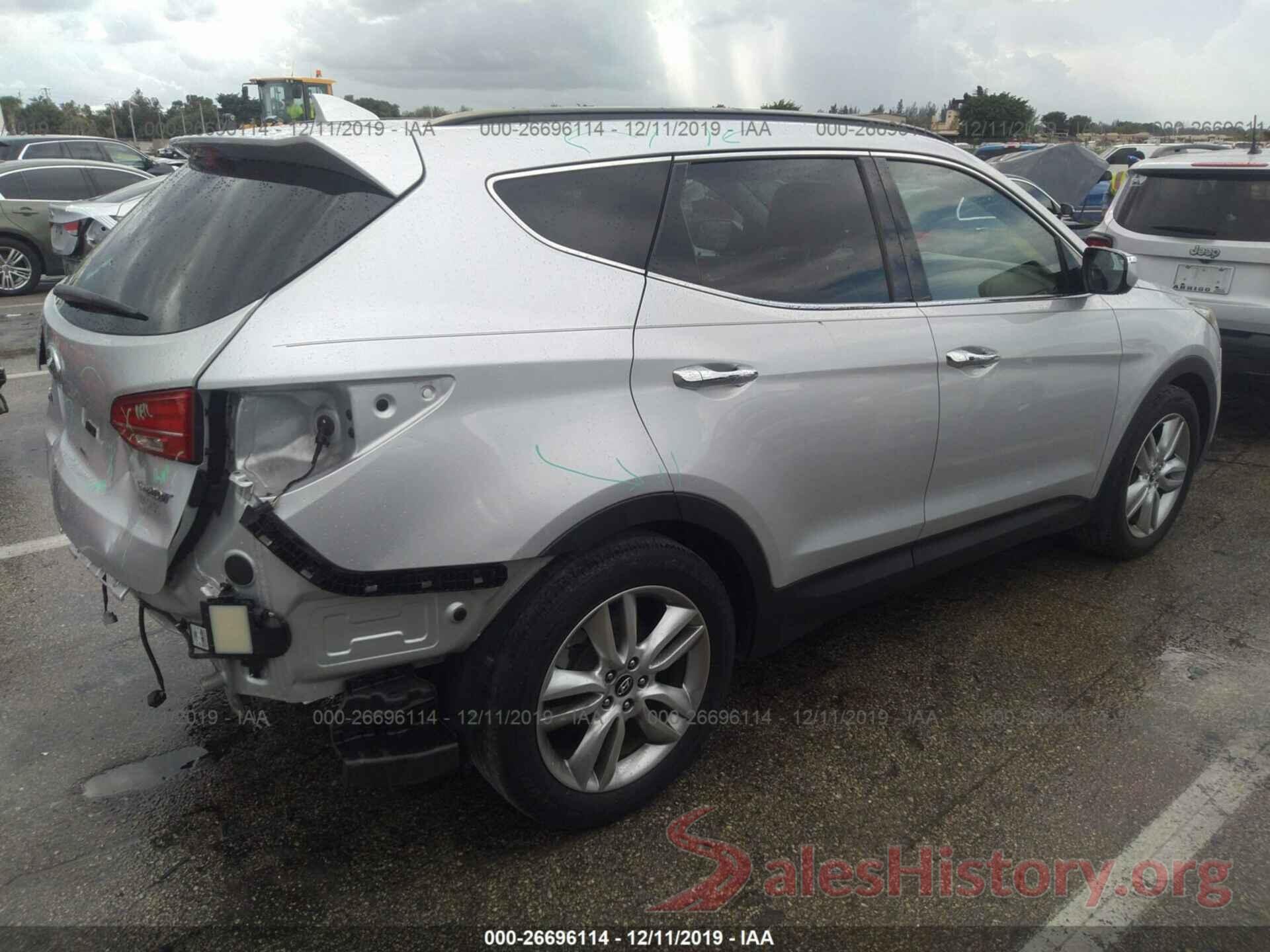 5XYZW3LA3EG178689 2014 HYUNDAI SANTA FE SPORT