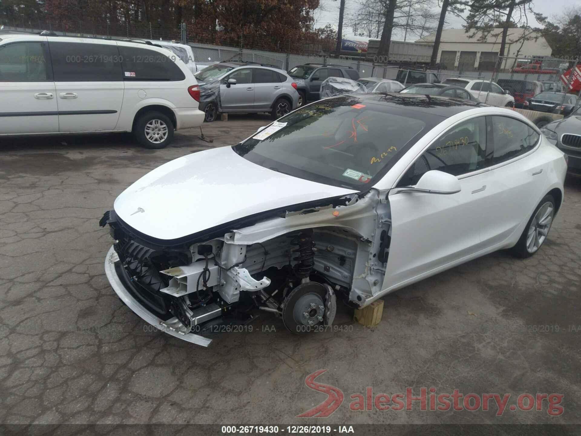 5YJ3E1EA9KF407552 2019 TESLA MODEL 3