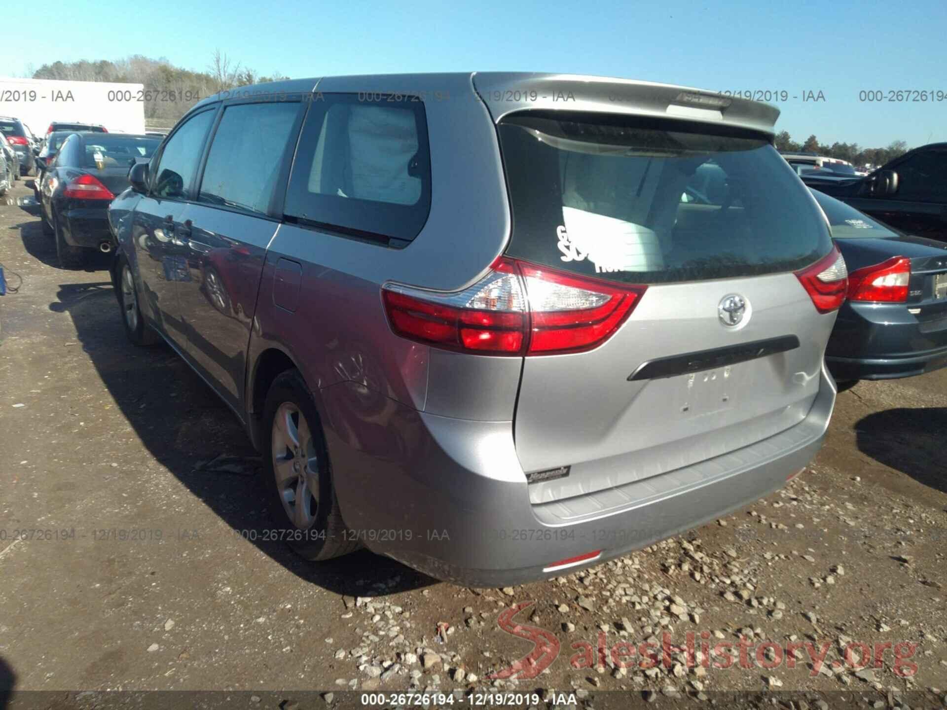 5TDZZ3DC8HS876049 2017 Toyota Sienna