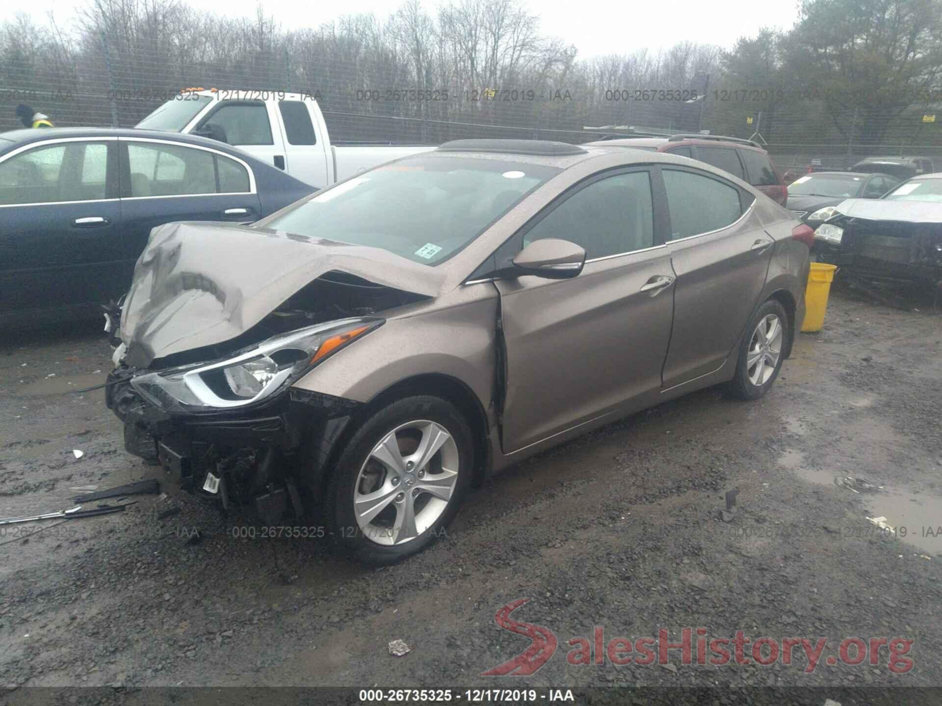 5NPDH4AEXGH714601 2016 HYUNDAI ELANTRA