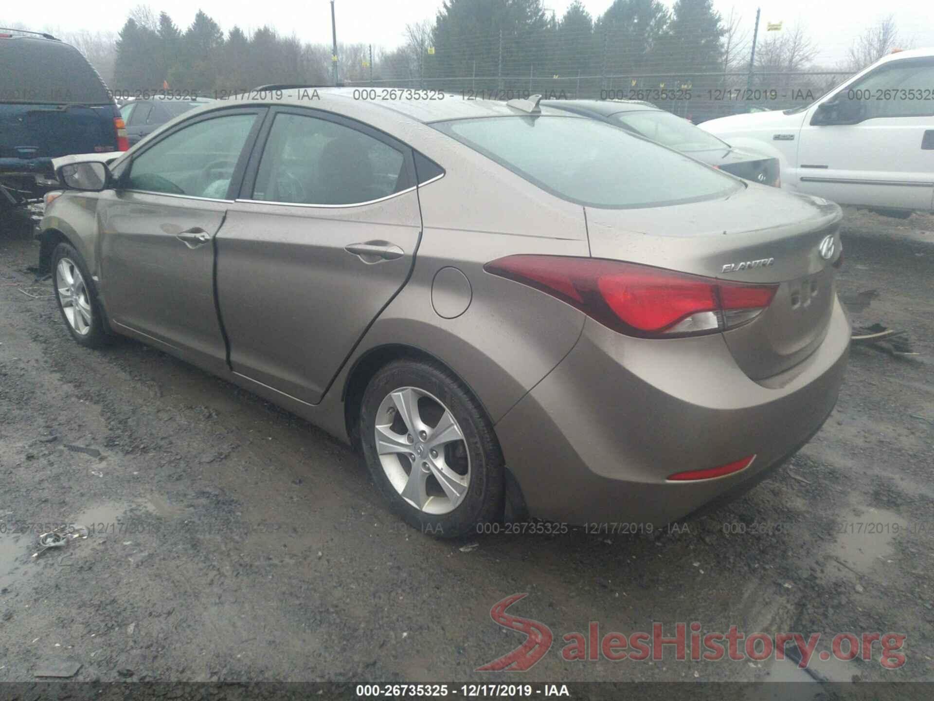 5NPDH4AEXGH714601 2016 HYUNDAI ELANTRA