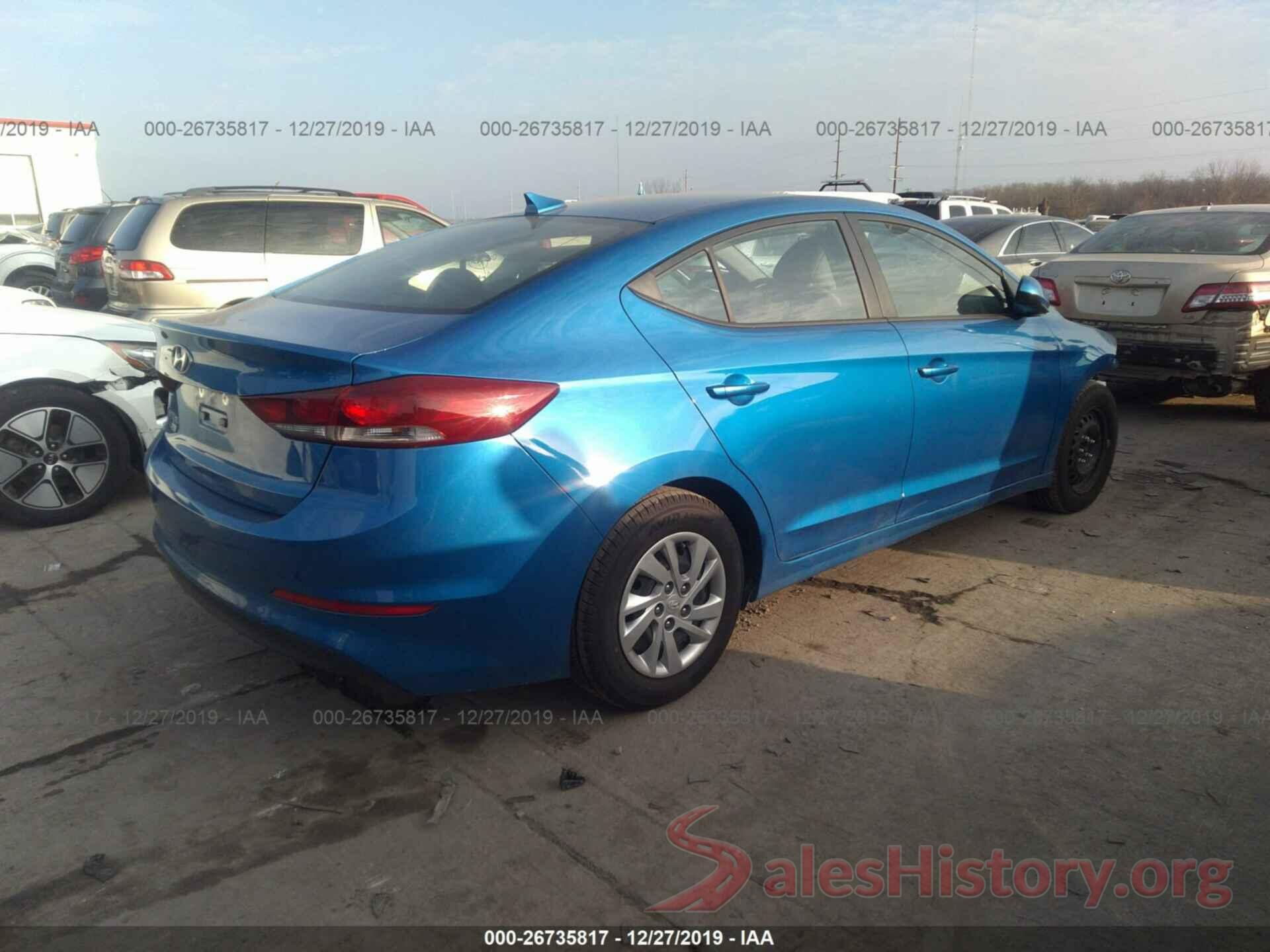 KMHD74LF0HU368621 2017 Hyundai Elantra