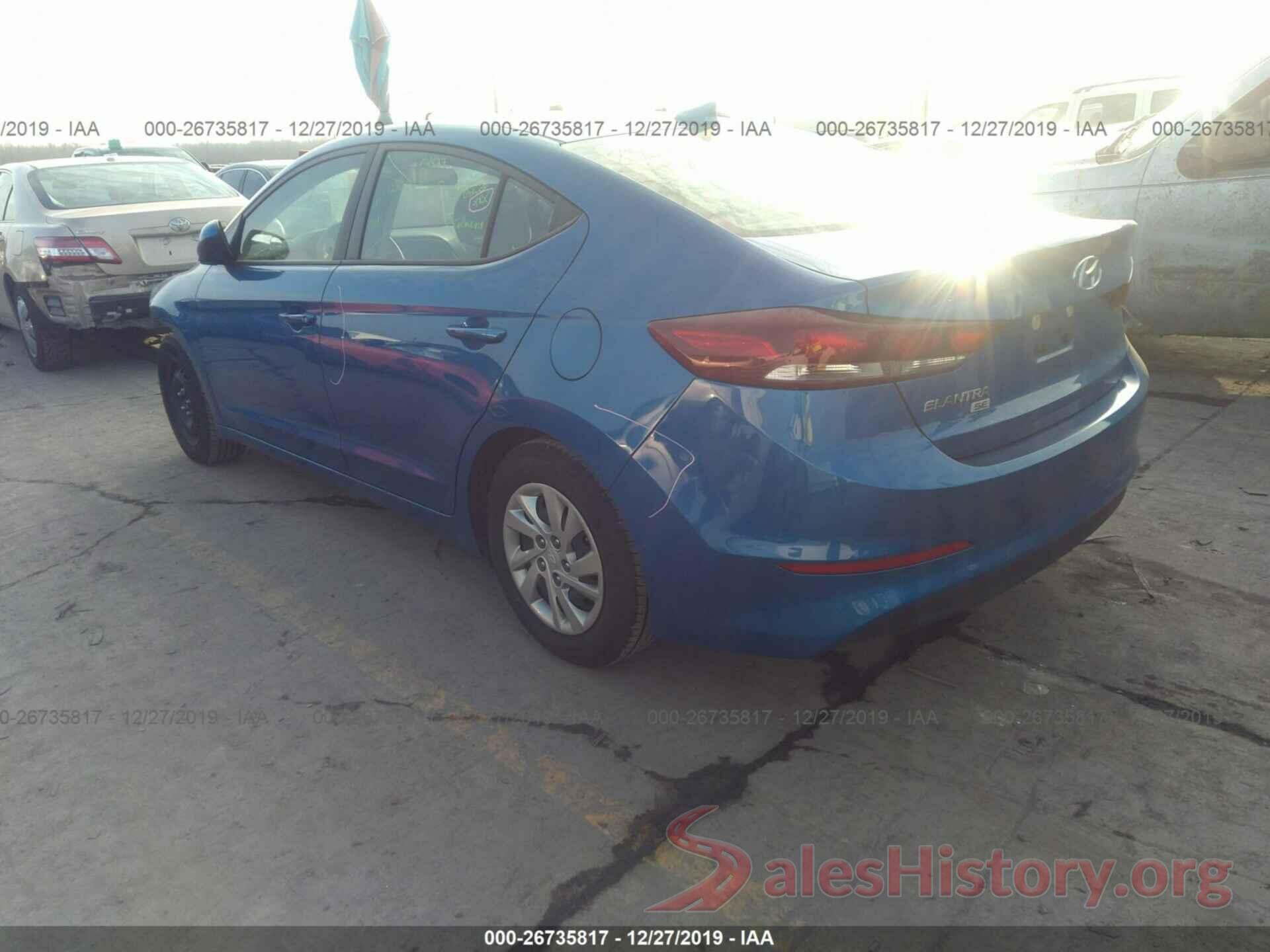 KMHD74LF0HU368621 2017 Hyundai Elantra