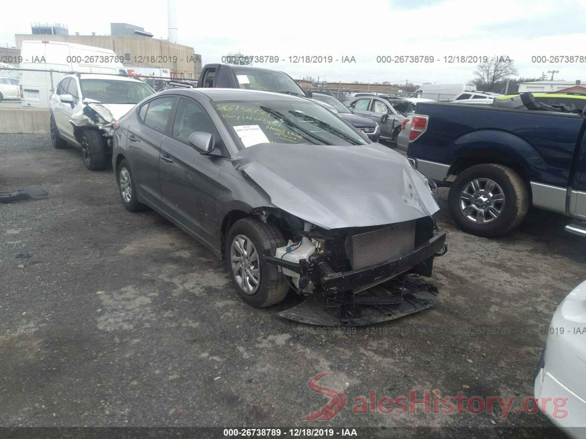 KMHD74LF2HU383928 2017 Hyundai Elantra