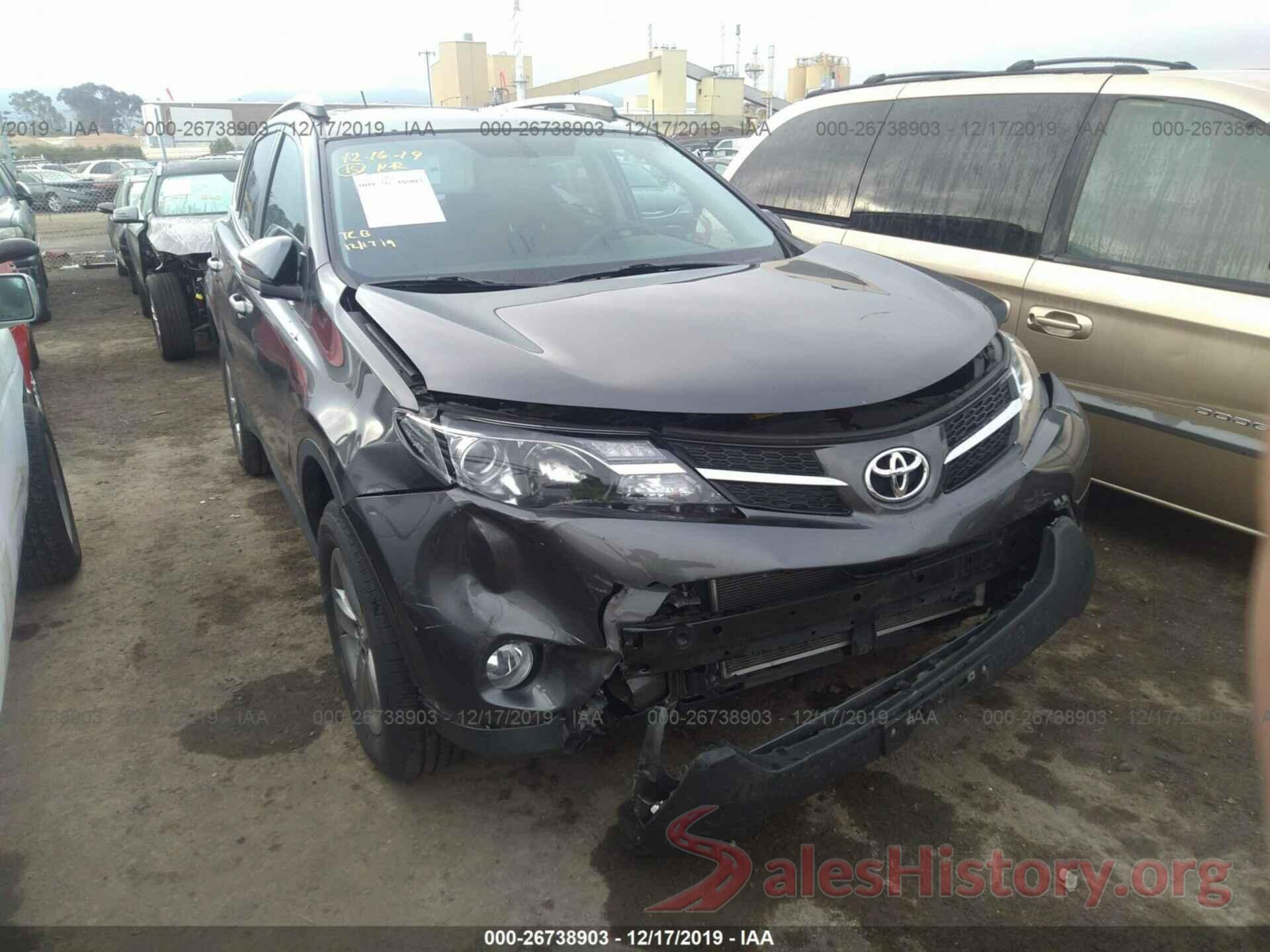 2T3RFREV2FW393650 2015 Toyota RAV4