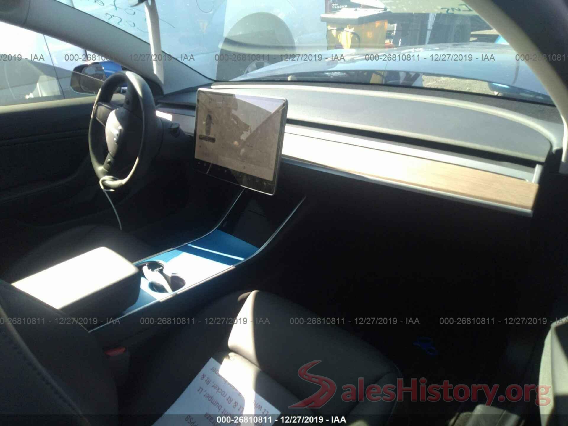 5YJ3E1EA0KF400991 2019 TESLA MODEL 3