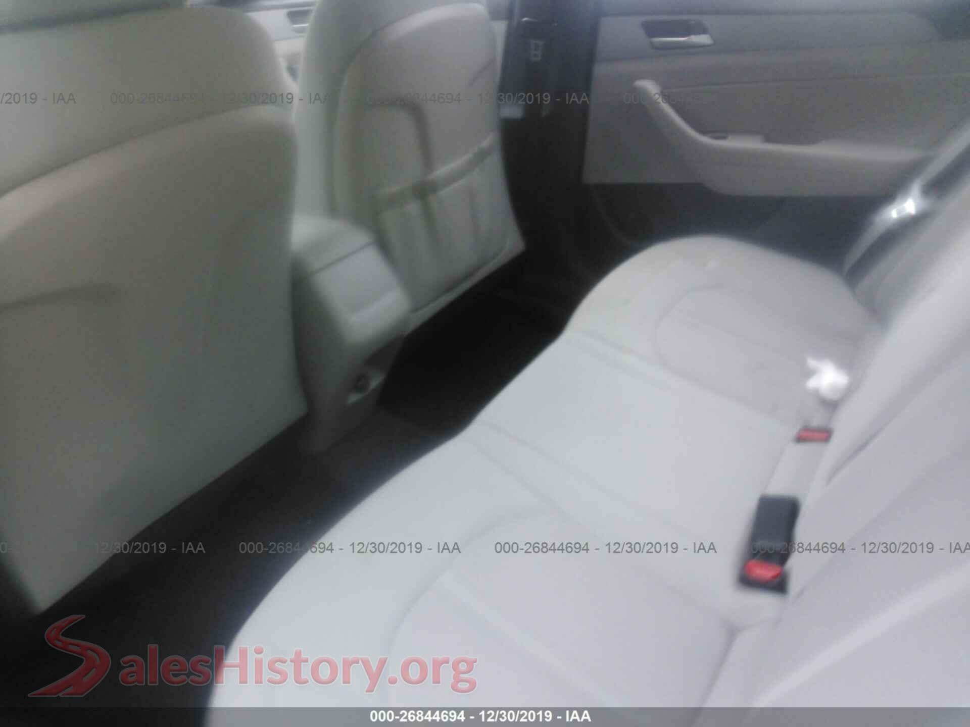 2018 HYUNDAI SONATA VIN 5NPE34AF7JH659043, front passenger side