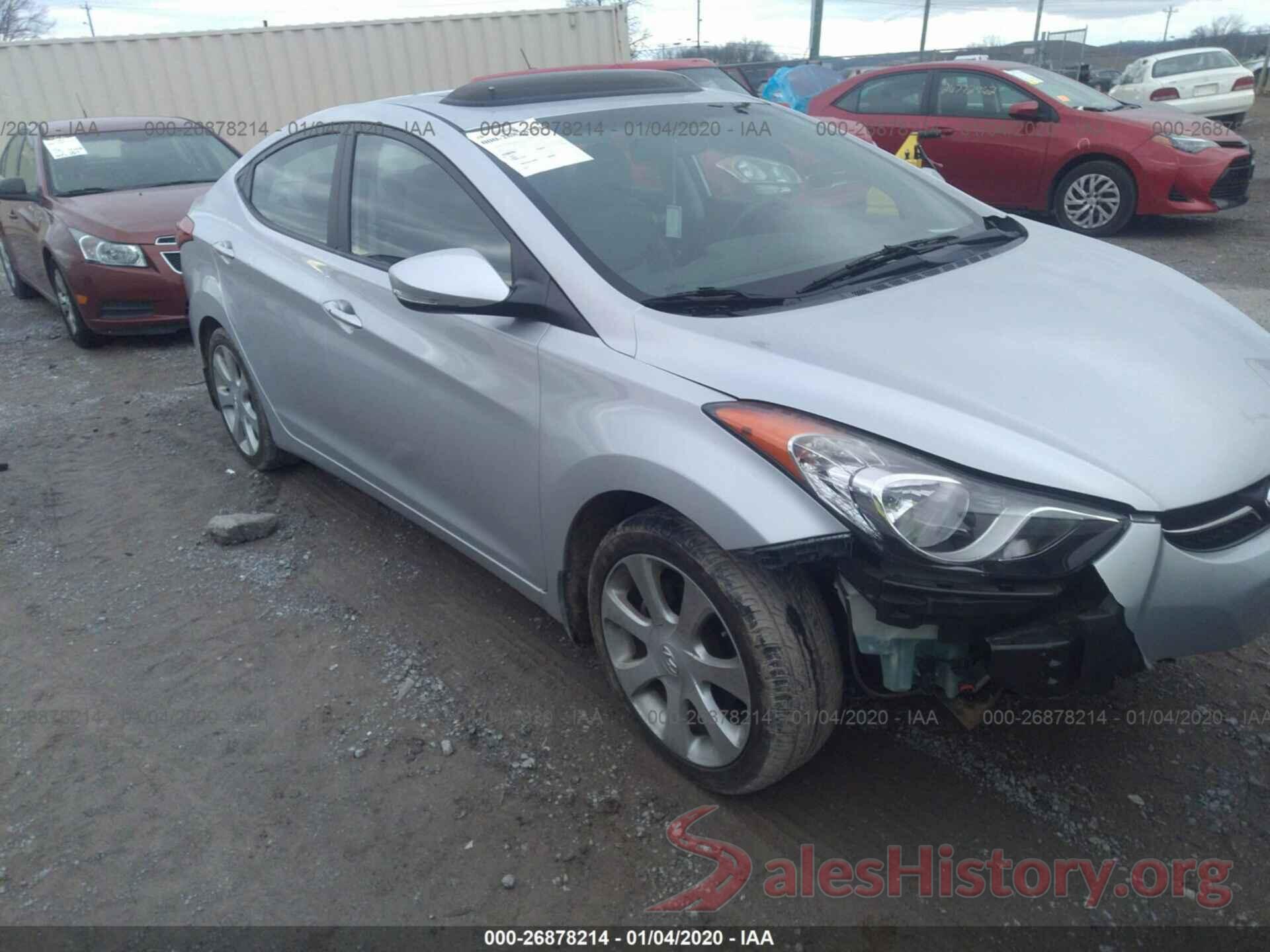 KMHDH4AE2CU442847 2012 HYUNDAI ELANTRA