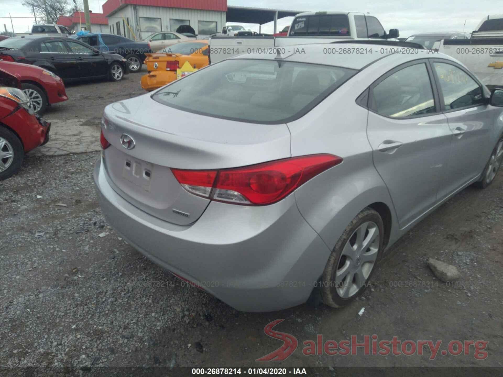 KMHDH4AE2CU442847 2012 HYUNDAI ELANTRA