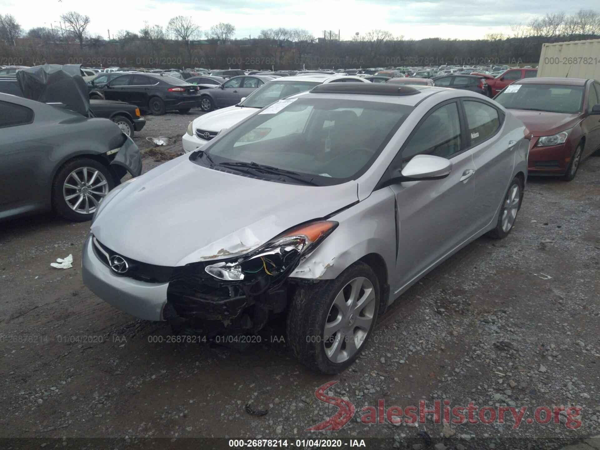 KMHDH4AE2CU442847 2012 HYUNDAI ELANTRA