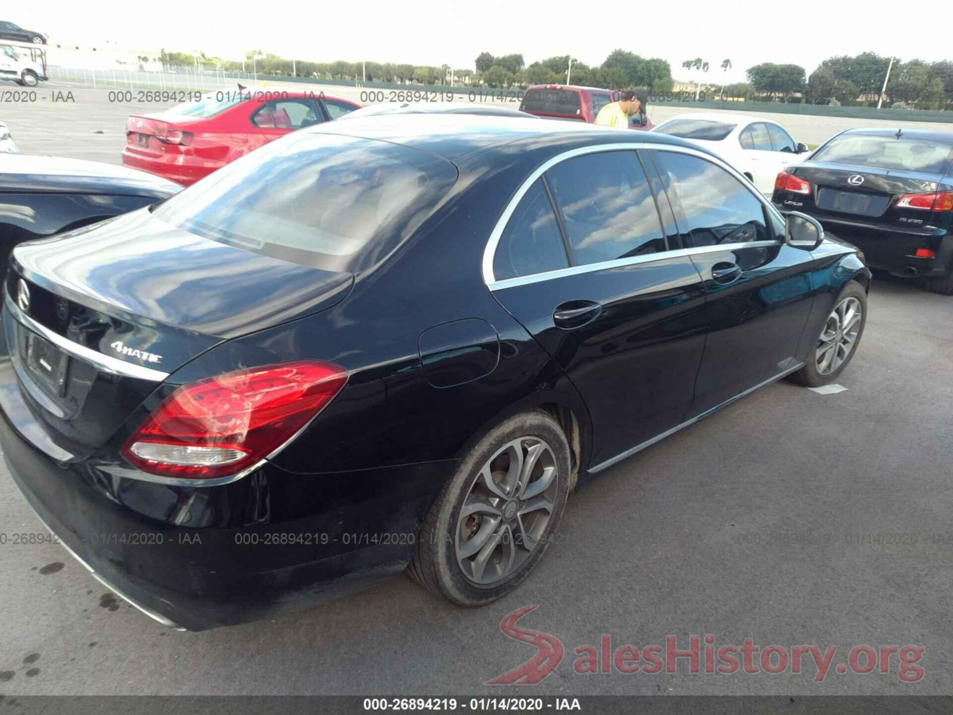 55SWF4JB7GU130397 2016 MERCEDES-BENZ C