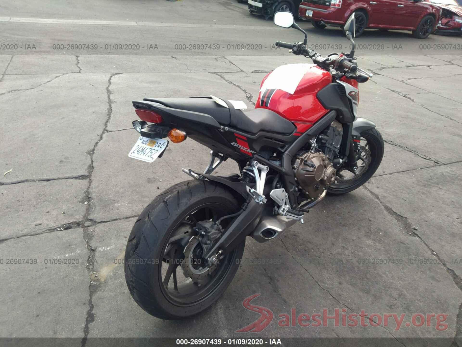 MLHRC7519J5000296 2018 HONDA CB650