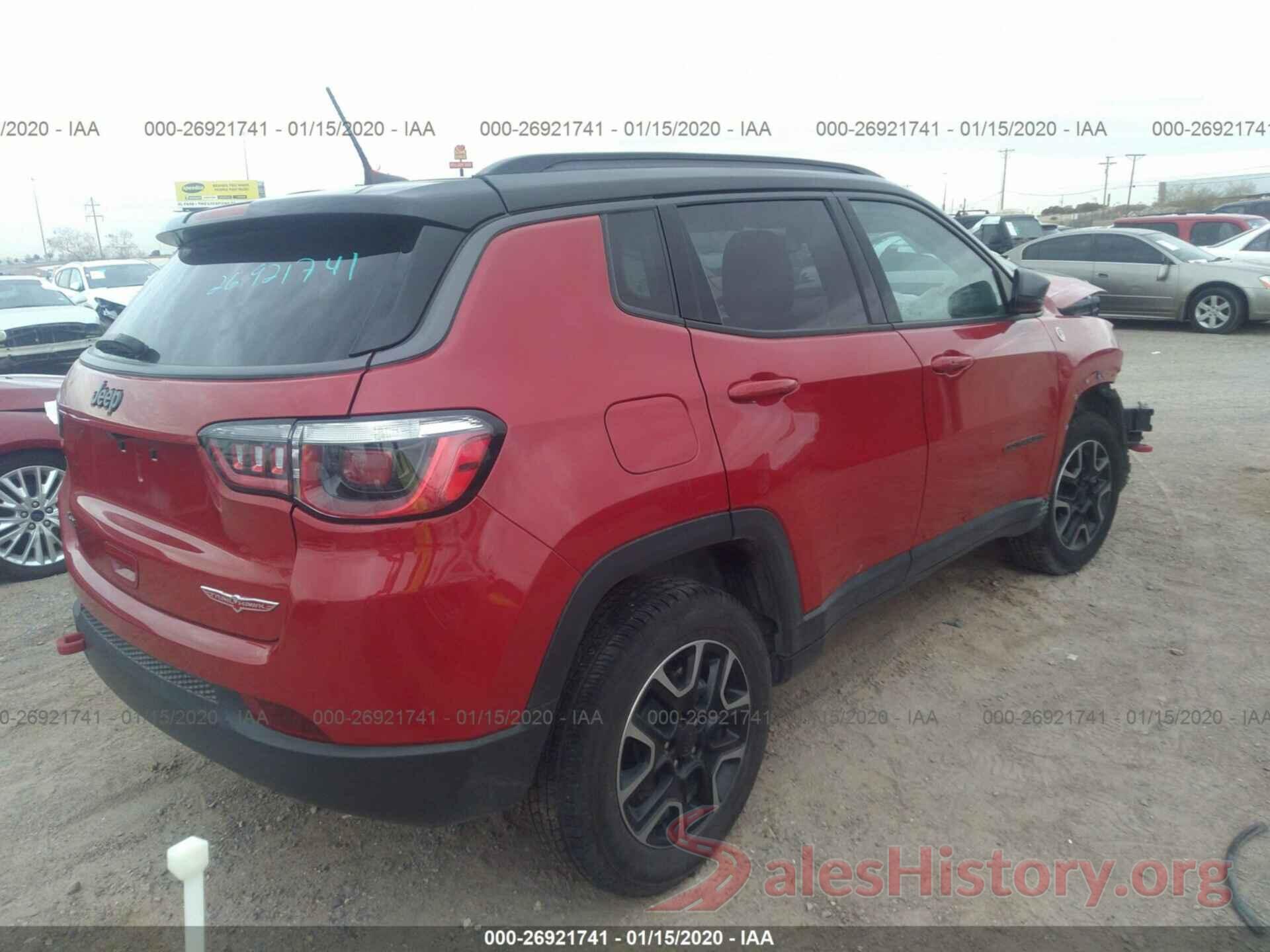 3C4NJDDBXKT765616 2019 JEEP COMPASS