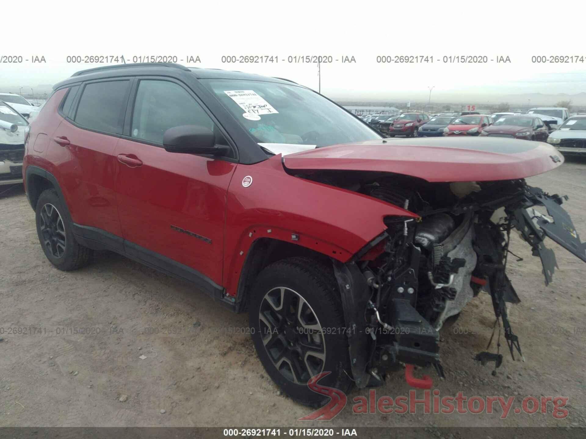 3C4NJDDBXKT765616 2019 JEEP COMPASS