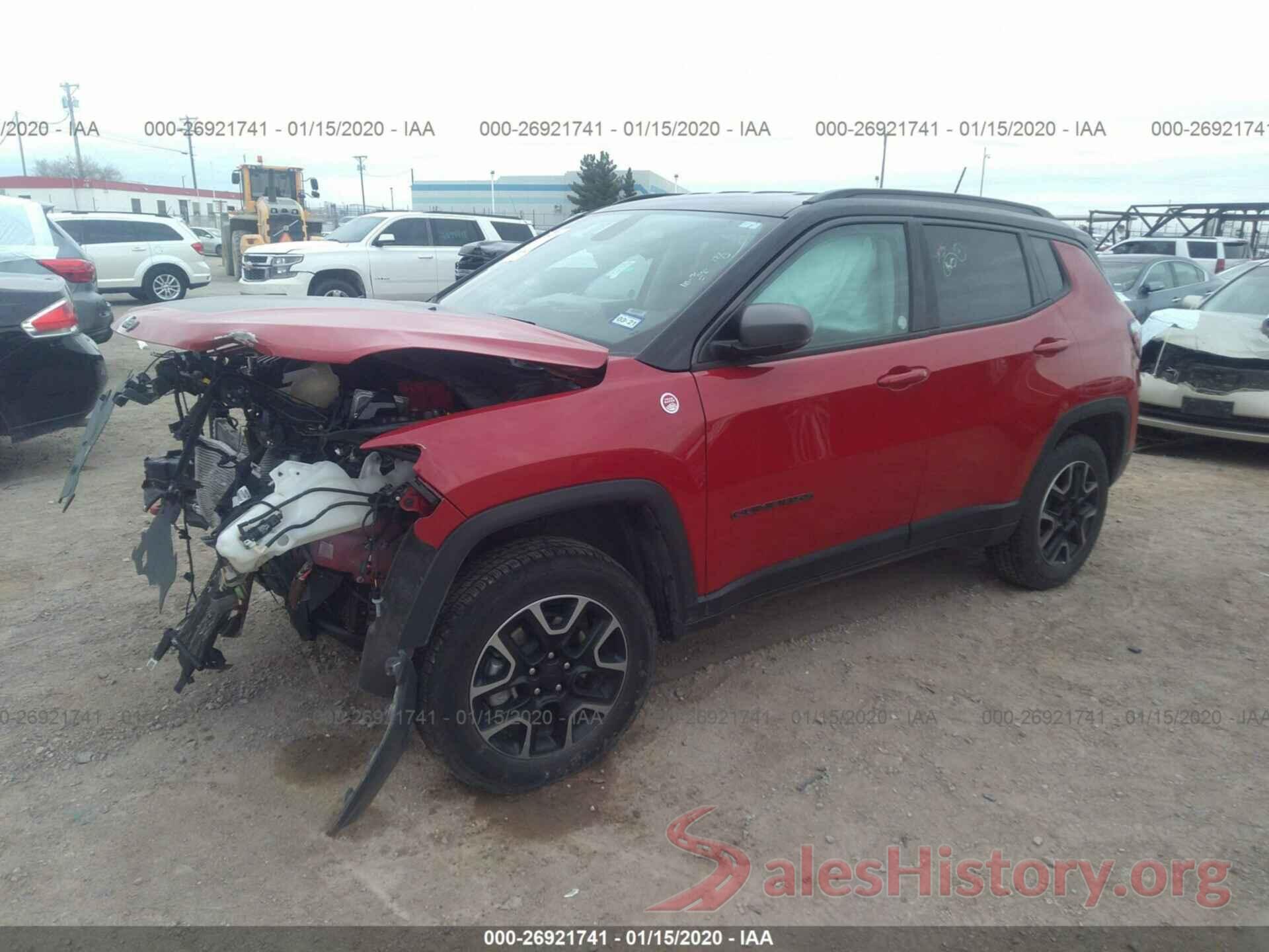 3C4NJDDBXKT765616 2019 JEEP COMPASS