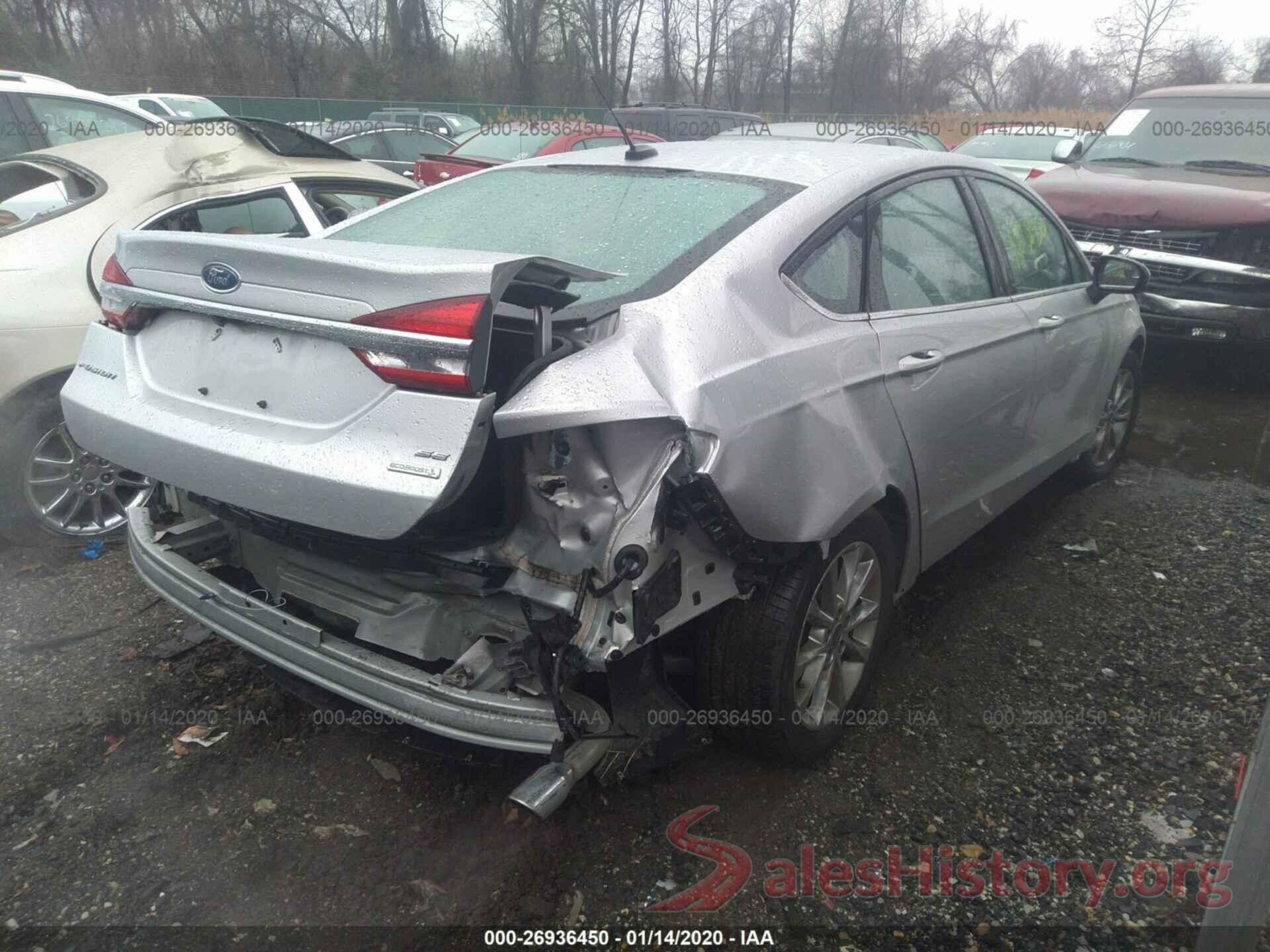 3FA6P0HD8HR347249 2017 FORD FUSION