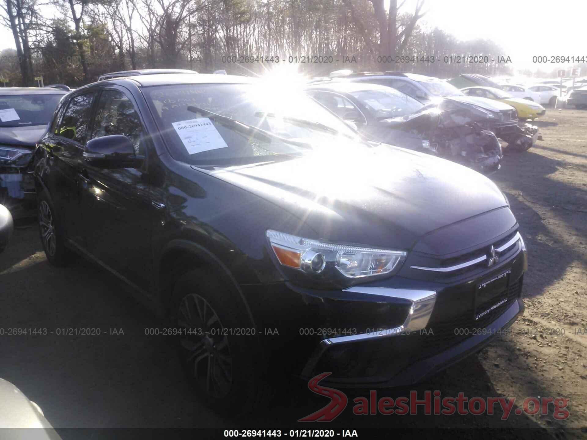 JA4AR3AU0KU003399 2019 MITSUBISHI OUTLANDER SPORT