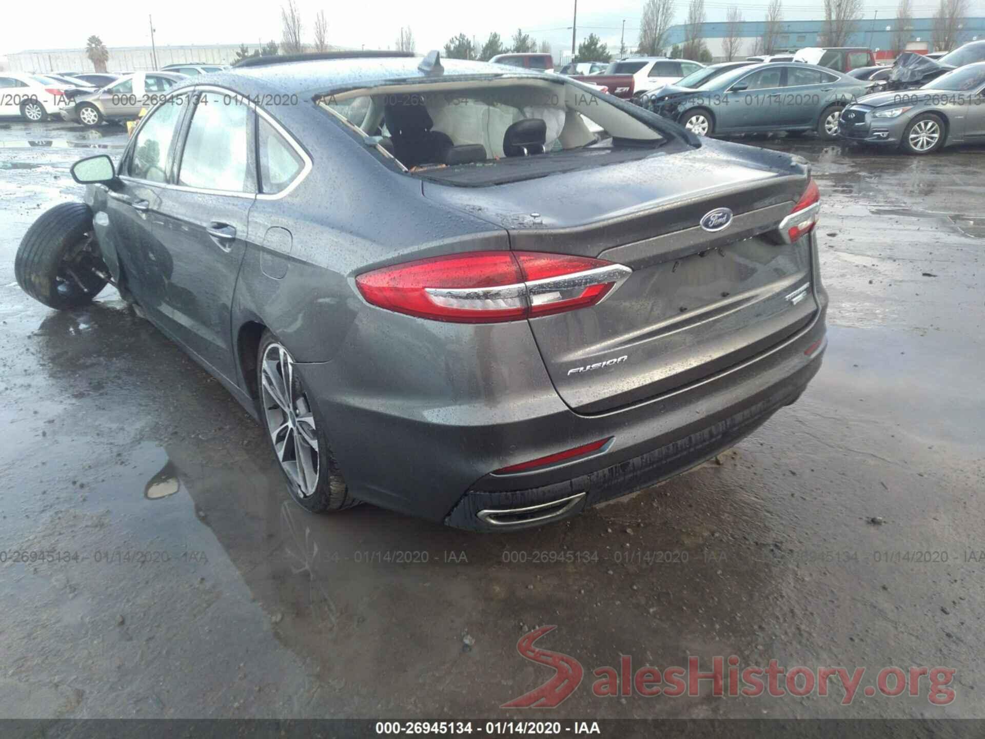 3FA6P0D90KR207656 2019 FORD FUSION