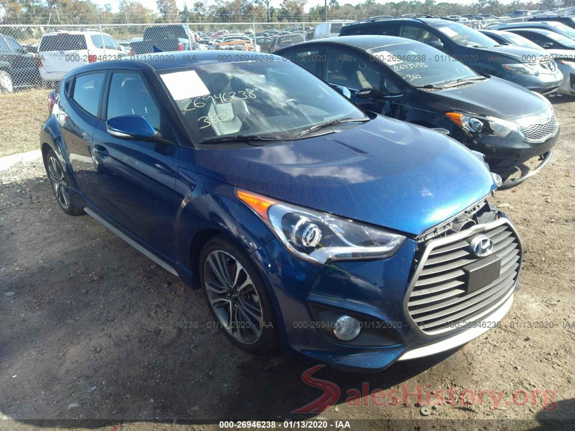 KMHTC6AE7GU291158 2016 HYUNDAI VELOSTER