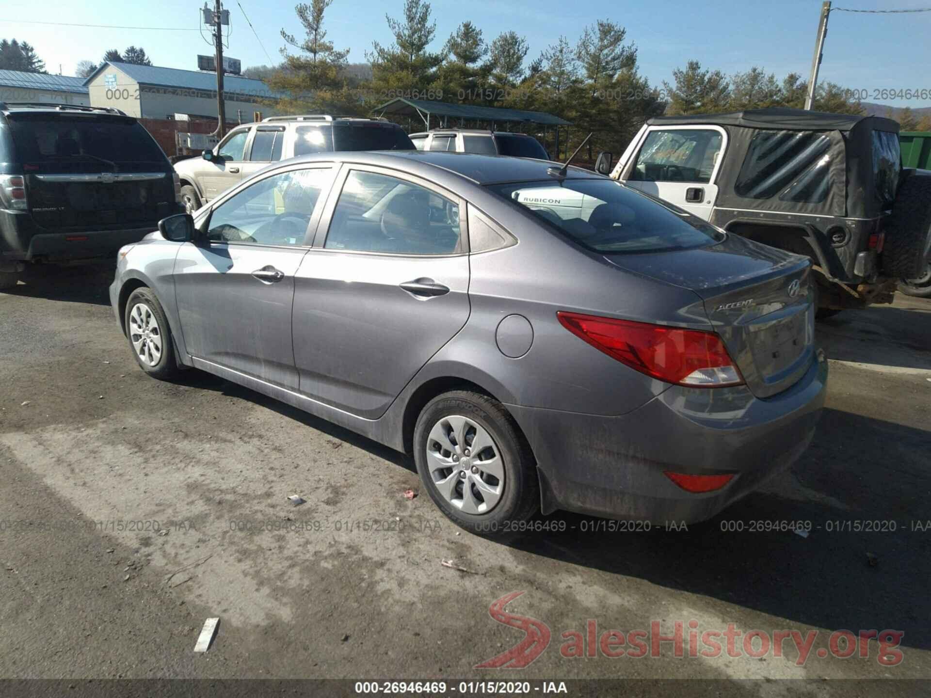 KMHCT4AE3GU111789 2016 HYUNDAI ACCENT