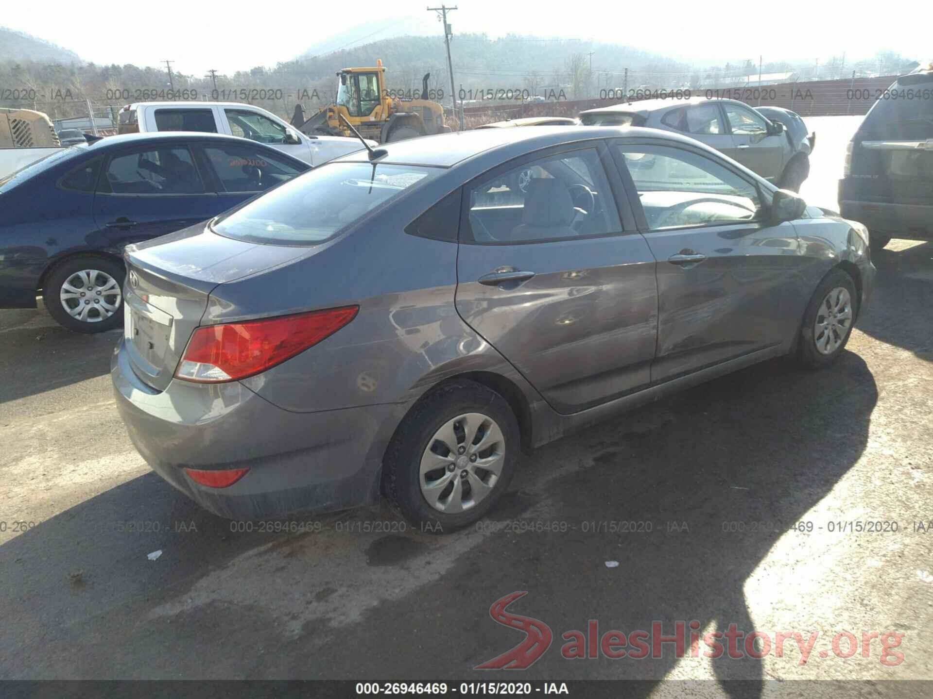 KMHCT4AE3GU111789 2016 HYUNDAI ACCENT