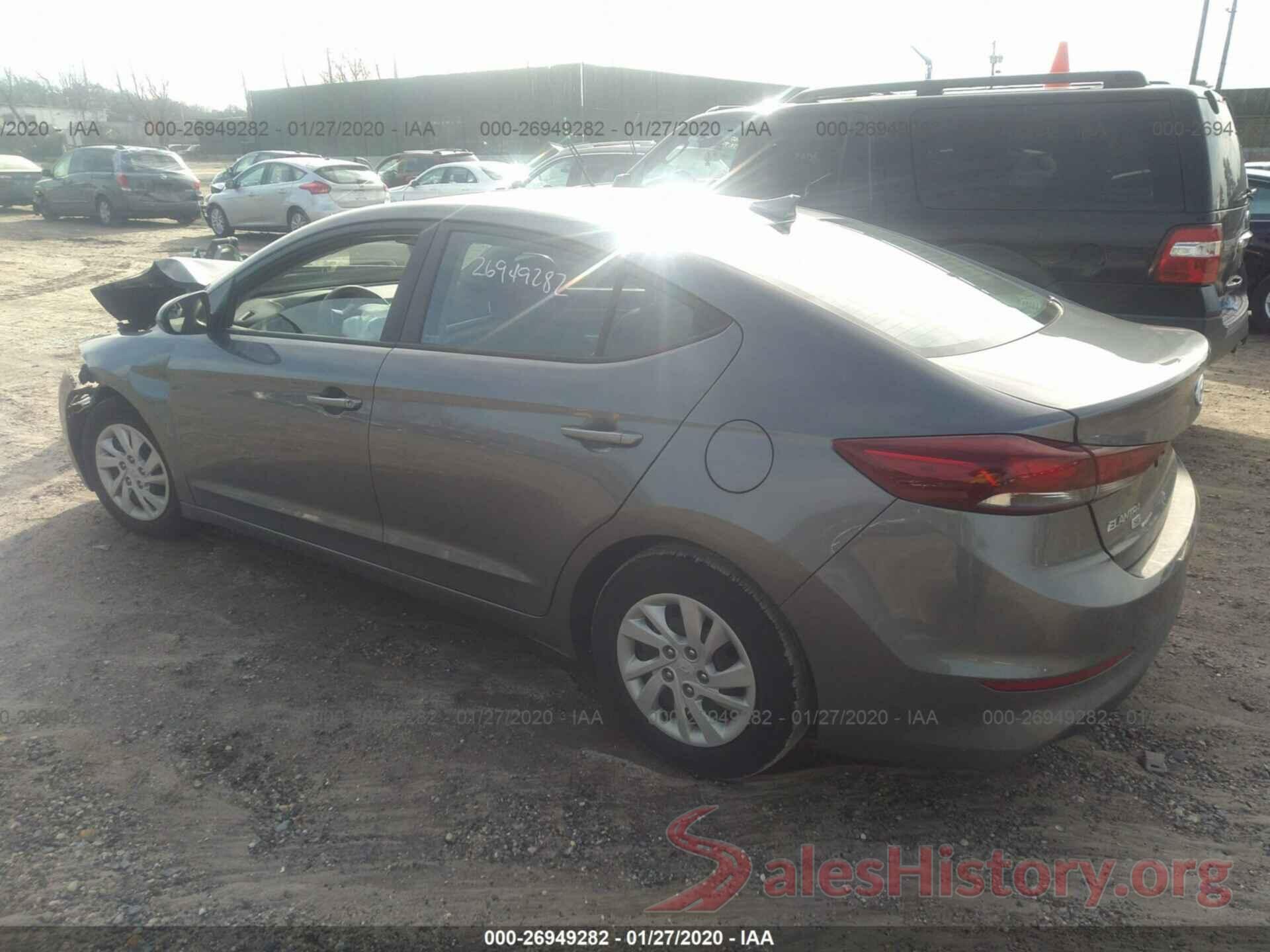 5NPD74LF5JH393258 2018 HYUNDAI ELANTRA