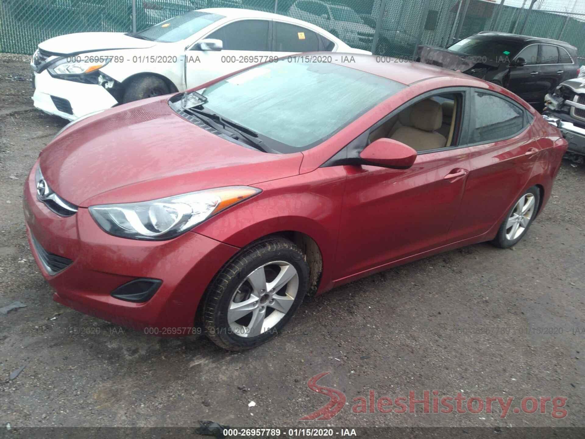 5NPDH4AE1DH387338 2013 HYUNDAI ELANTRA