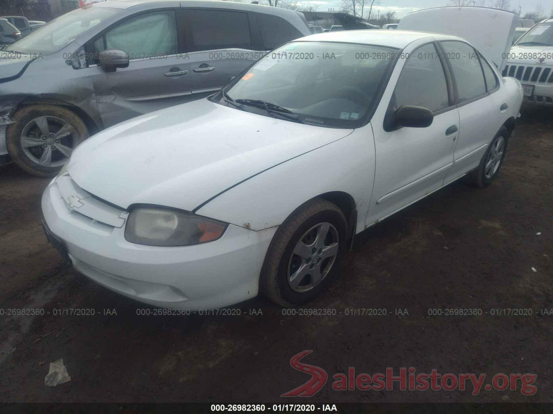 1FA6P8TH4H5306337 2003 CHEVROLET CAVALIER