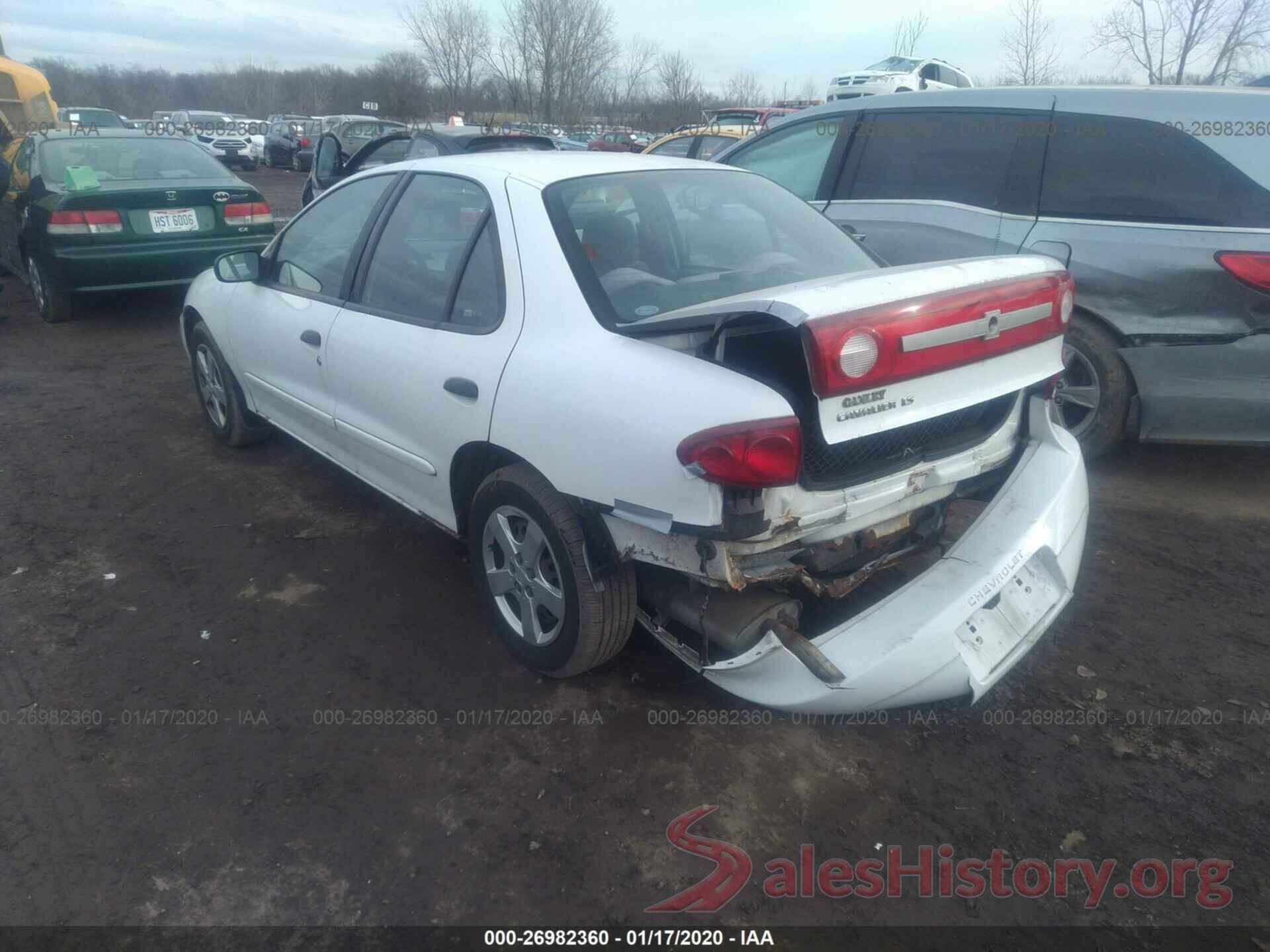 1FA6P8TH4H5306337 2003 CHEVROLET CAVALIER